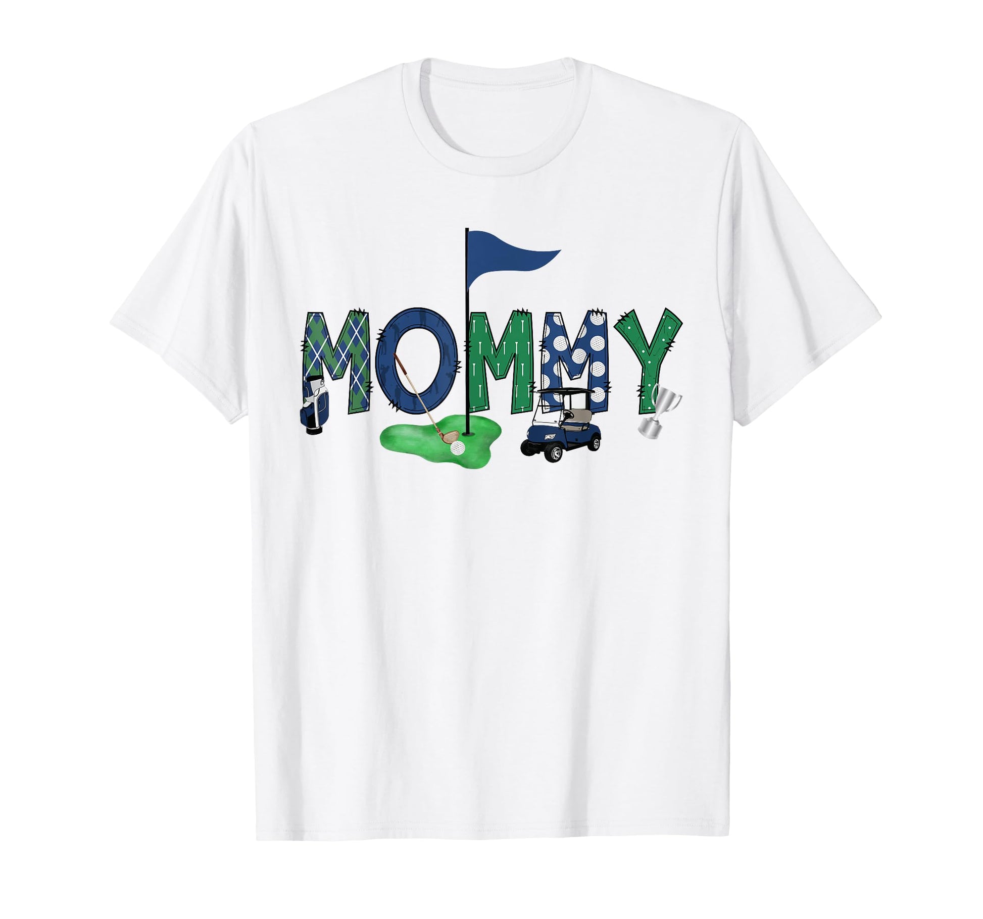 Mommy Birthday Hole One Golf Sport T-Shirt - Aesthetic Graphic Unisex - T-Shirt, Sweatshirt, Hoodie