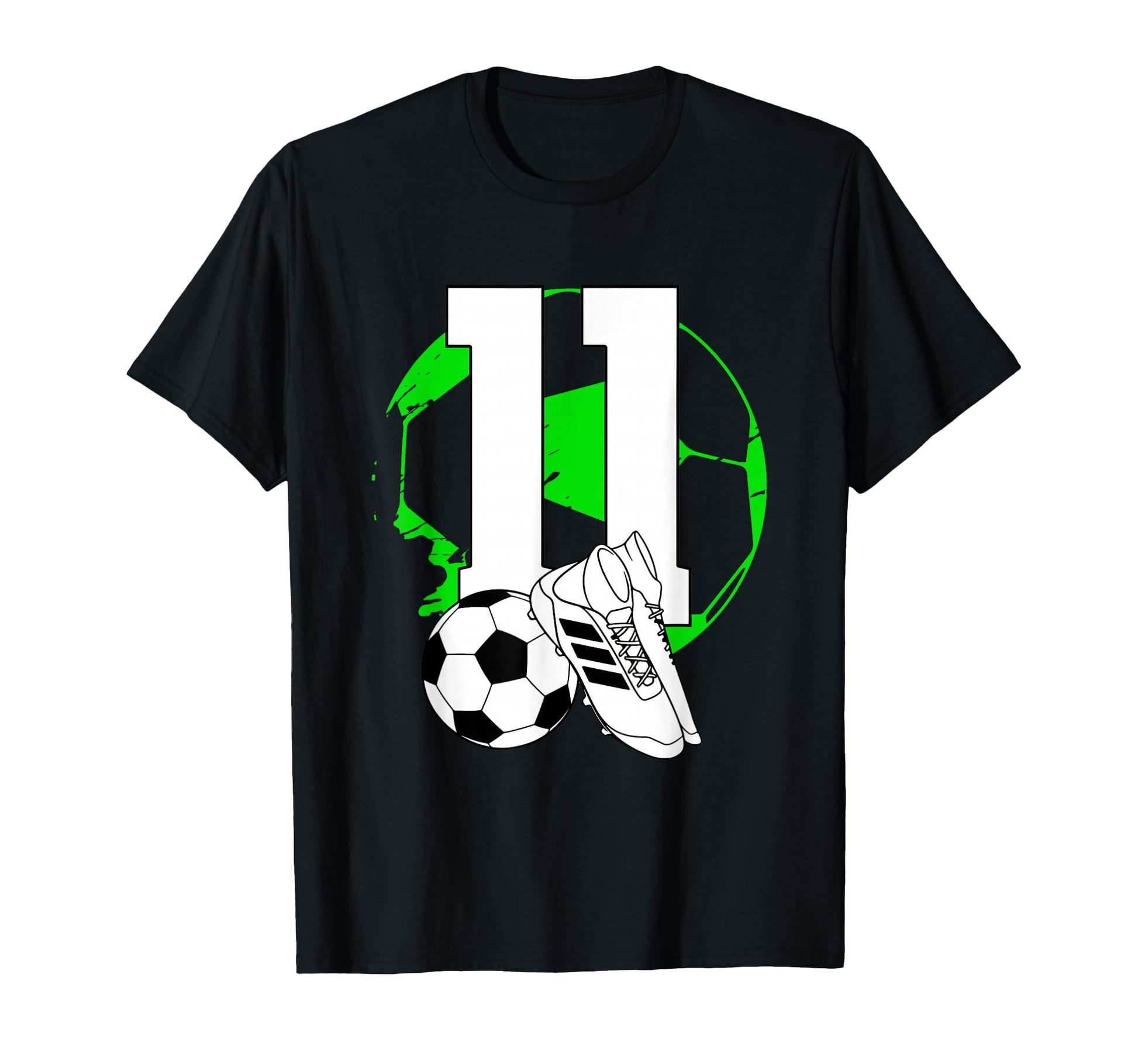 11Th Birthday Soccer Player T-Shirt - Fun Novelty Design for Adults - T-Shirt, Sweatshirt, Hoodie