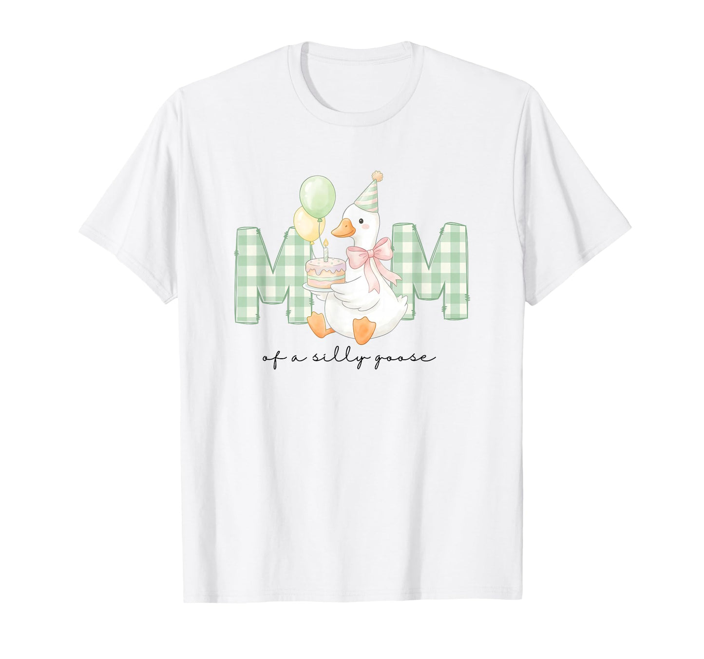 Mom Silly Goose Birthday Matching T-Shirt - Minimalist Print for Adults - T-Shirt, Sweatshirt, Hoodie