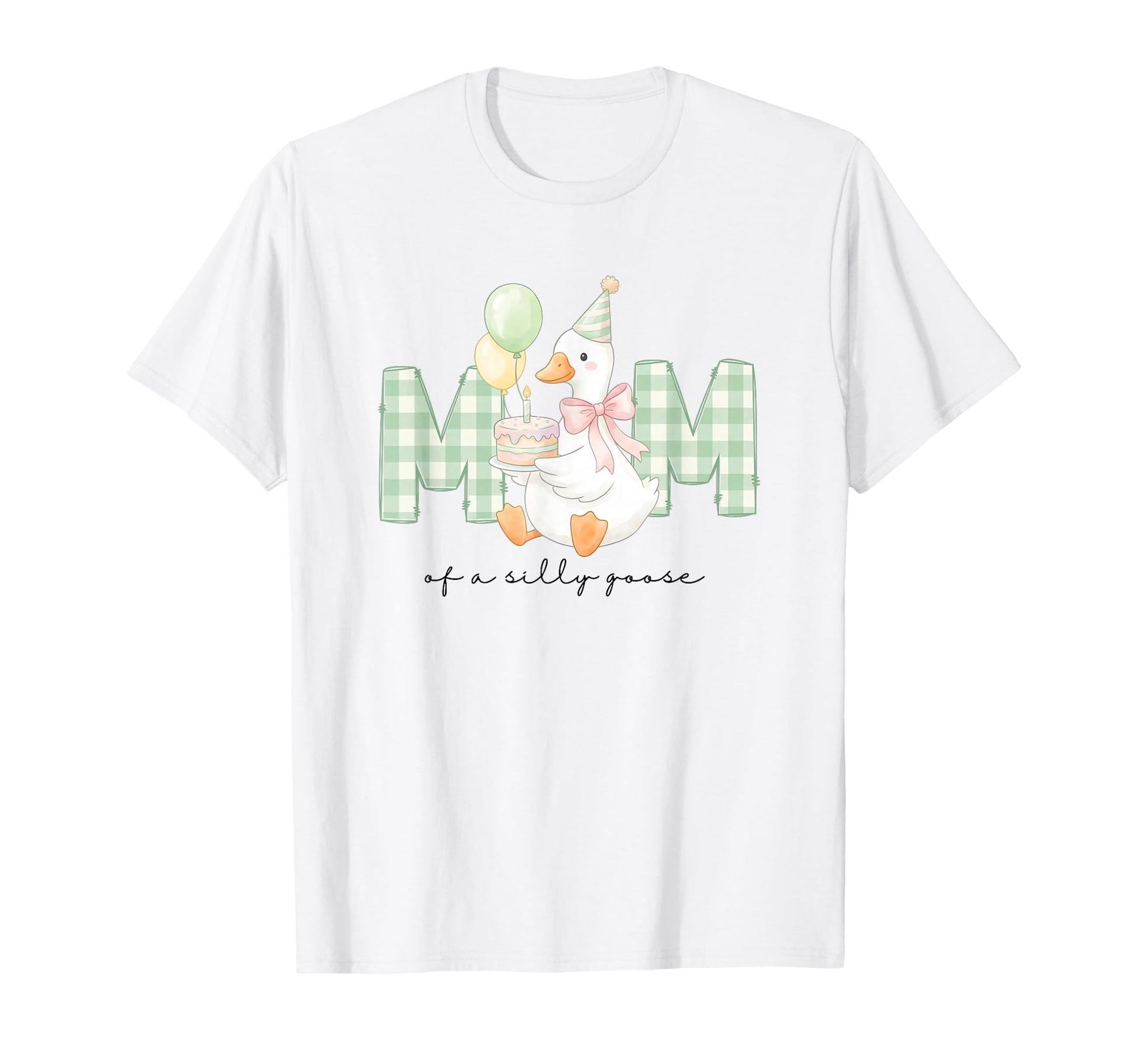 Mom Silly Goose Birthday Matching T-Shirt - Minimalist Print for Adults - T-Shirt, Sweatshirt, Hoodie