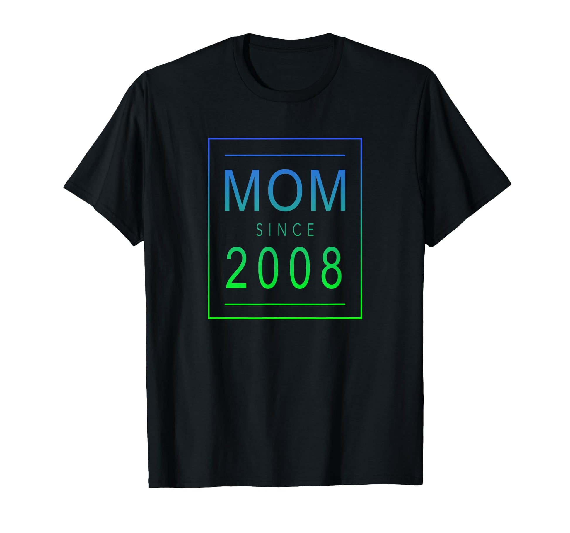 Mom Since 2008 Mothers Day Aesthetic T-Shirt - Graphic Print for Adults - T-Shirt, Sweatshirt, Hoodie