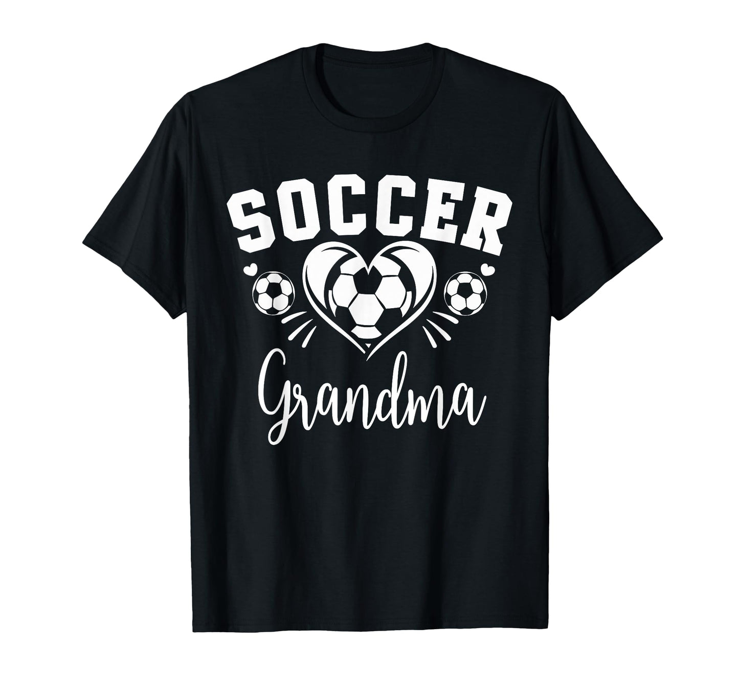 Soccer Grandma Soccer Heart T-Shirt - Unique Graphic Men Women - T-Shirt, Sweatshirt, Hoodie