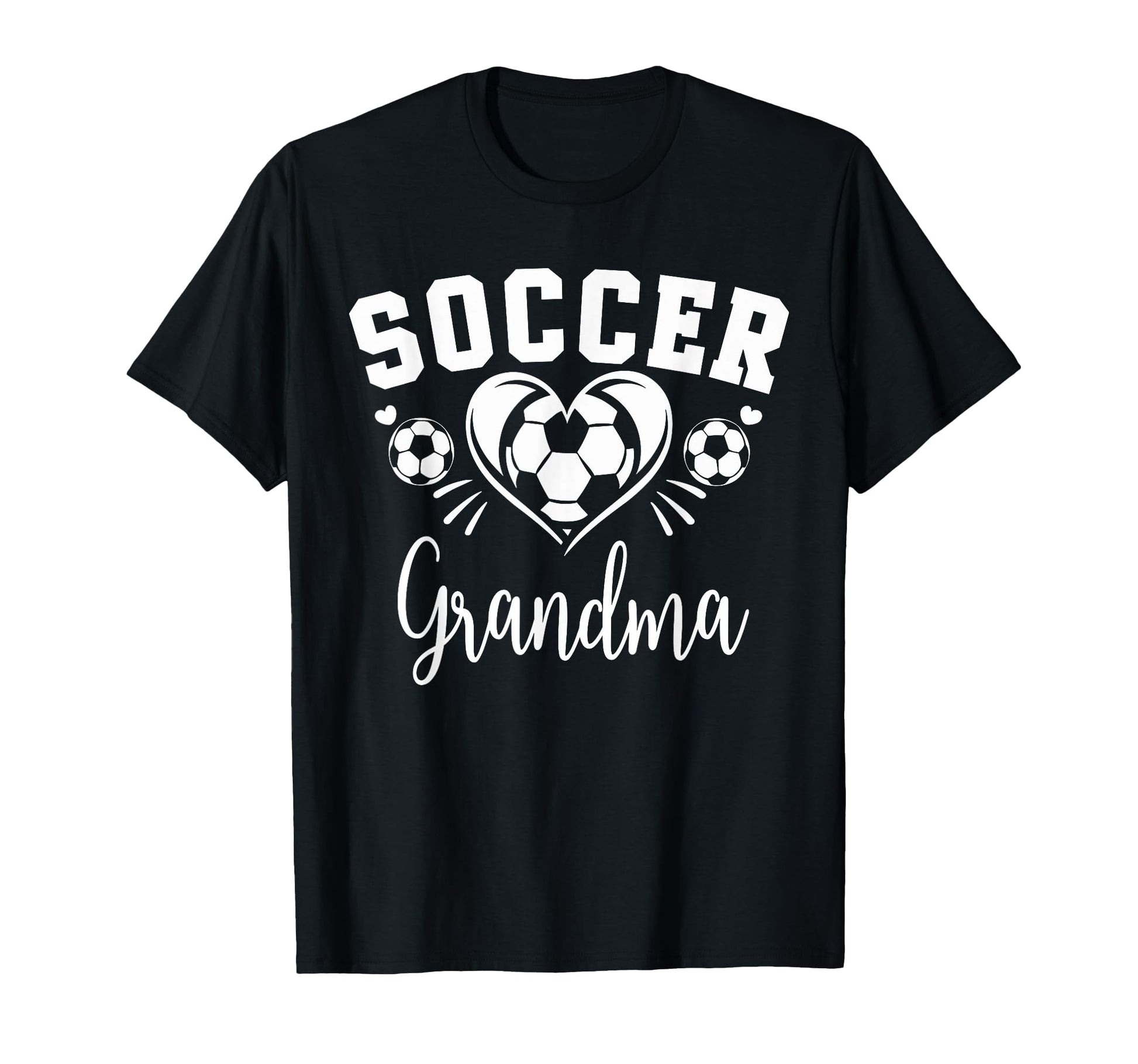 Soccer Grandma Soccer Heart T-Shirt - Unique Graphic Men Women - T-Shirt, Sweatshirt, Hoodie