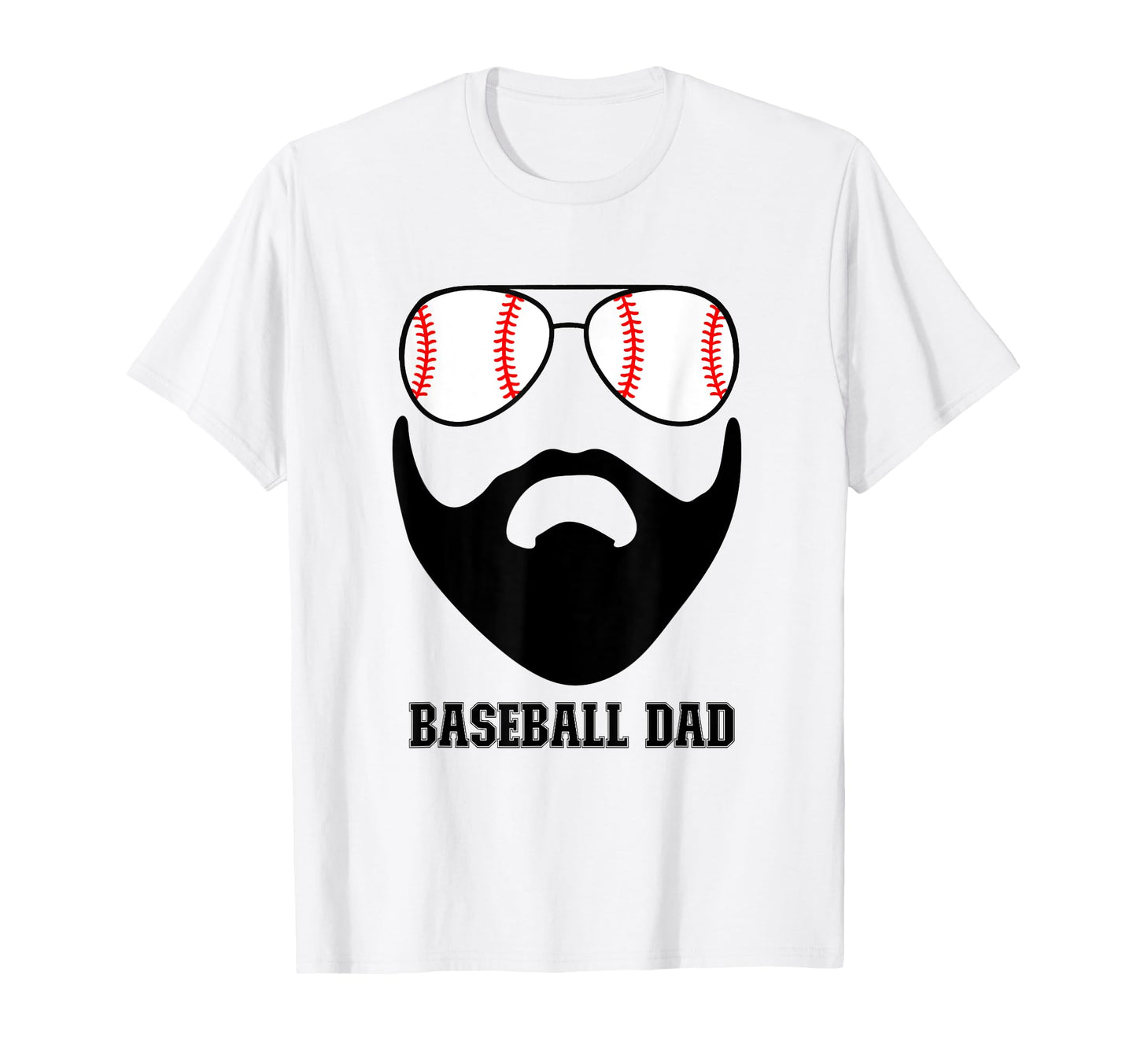 Baseball Dad Baseball Sunglasses T-Shirt - Casual Everyday Wear for Adults - T-Shirt, Sweatshirt, Hoodie