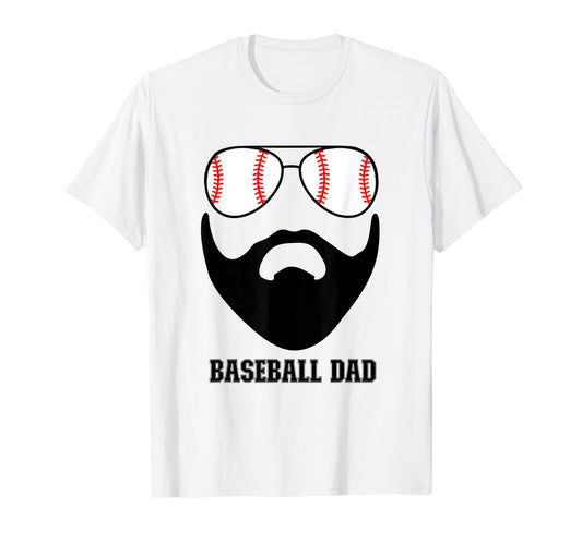 Baseball Dad Baseball Sunglasses T-Shirt - Casual Everyday Wear for Adults - T-Shirt, Sweatshirt, Hoodie