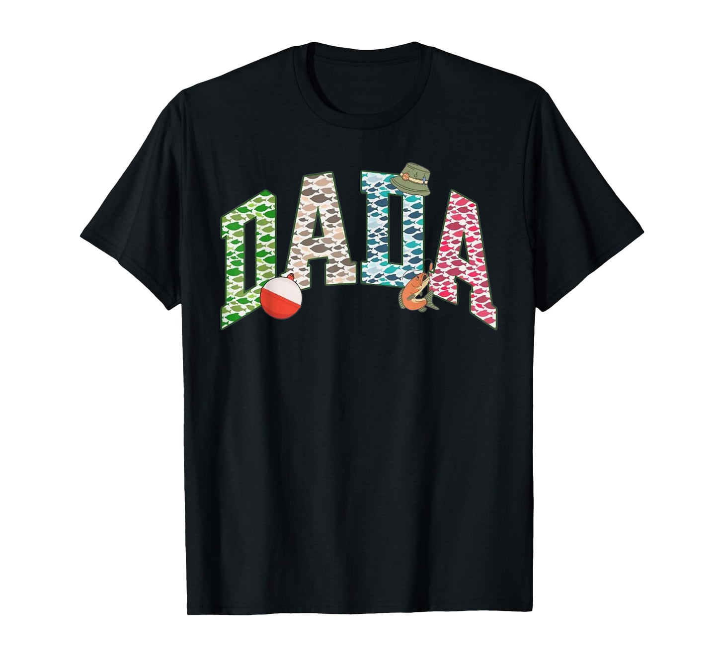 Dada Big One Fishing O Fish Ally 1St T-Shirt - Minimalist Print for Adults - T-Shirt, Sweatshirt, Hoodie