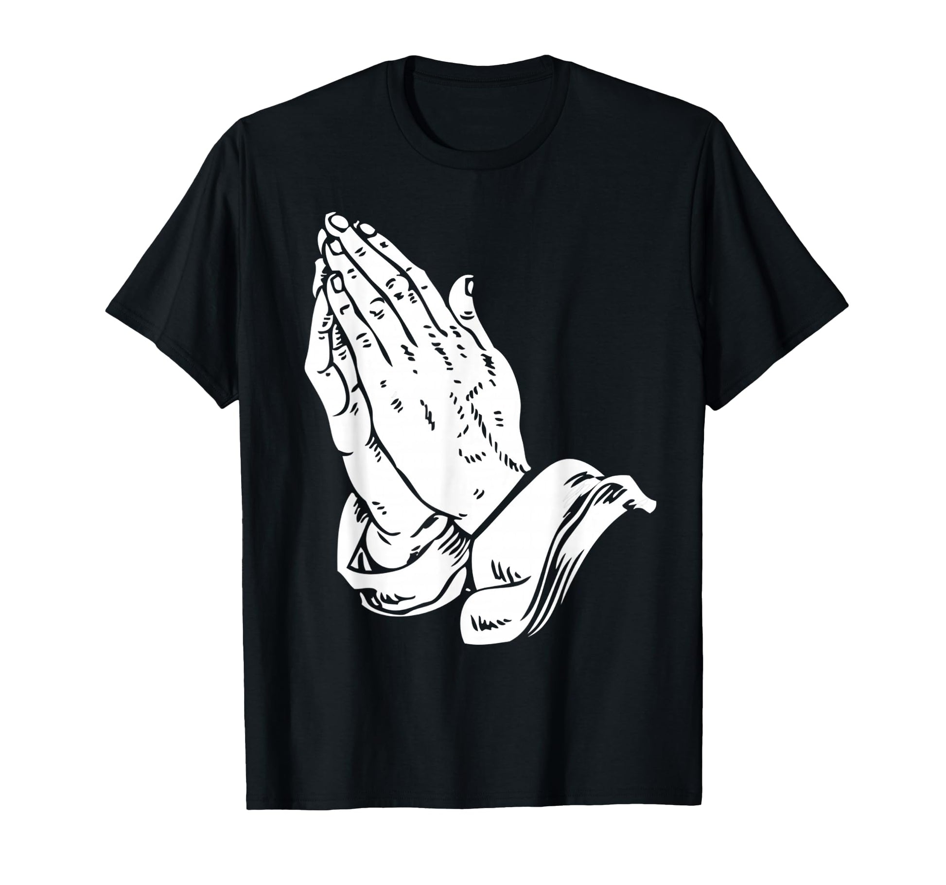 Praying Hands Christian Religious Jesus T-Shirt - Novelty Apparel Men Women - T-Shirt, Sweatshirt, Hoodie