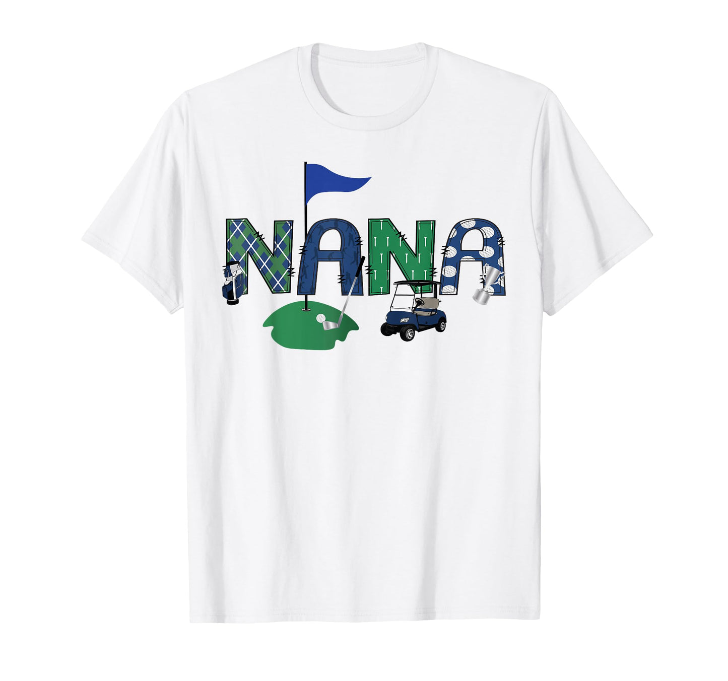 Golf Nana Hole One Golf First T-Shirt - Aesthetic Graphic Men Women - T-Shirt, Sweatshirt, Hoodie
