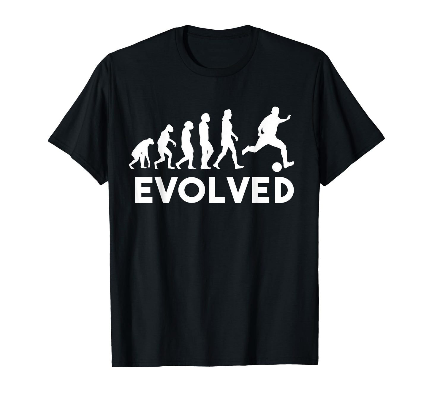 Evolved Soccer Goalie Soccer Player T-Shirt - Minimalist Print Men Women - T-Shirt, Sweatshirt, Hoodie