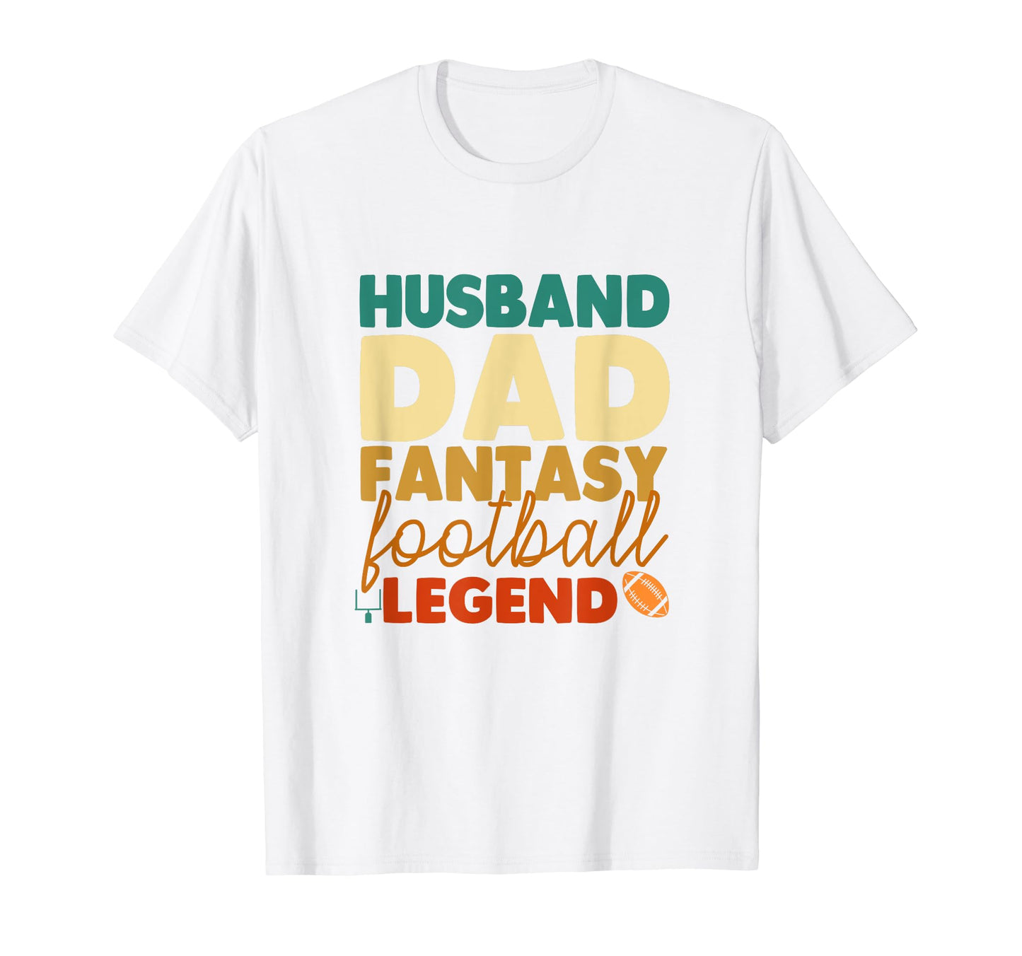 Mens Husband Dad Fantasy Football T-Shirt - Aesthetic Graphic for Adults - T-Shirt, Sweatshirt, Hoodie