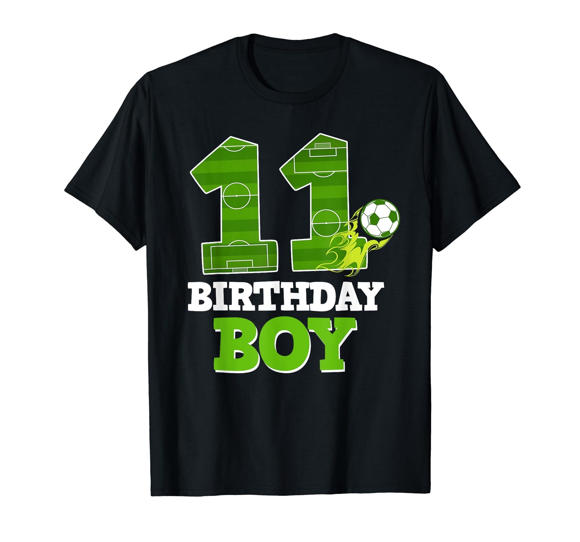 Happy 11Th Birthday Soccer Lover 11 T-Shirt - Trendy Graphic for Adults - T-Shirt, Sweatshirt, Hoodie
