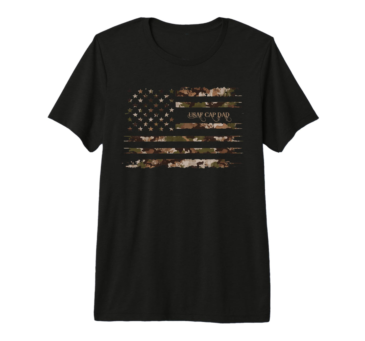 Usaf Cap Dad Proud Dad Military Family T-Shirt - Novelty Apparel Men Women - T-Shirt, Sweatshirt, Hoodie