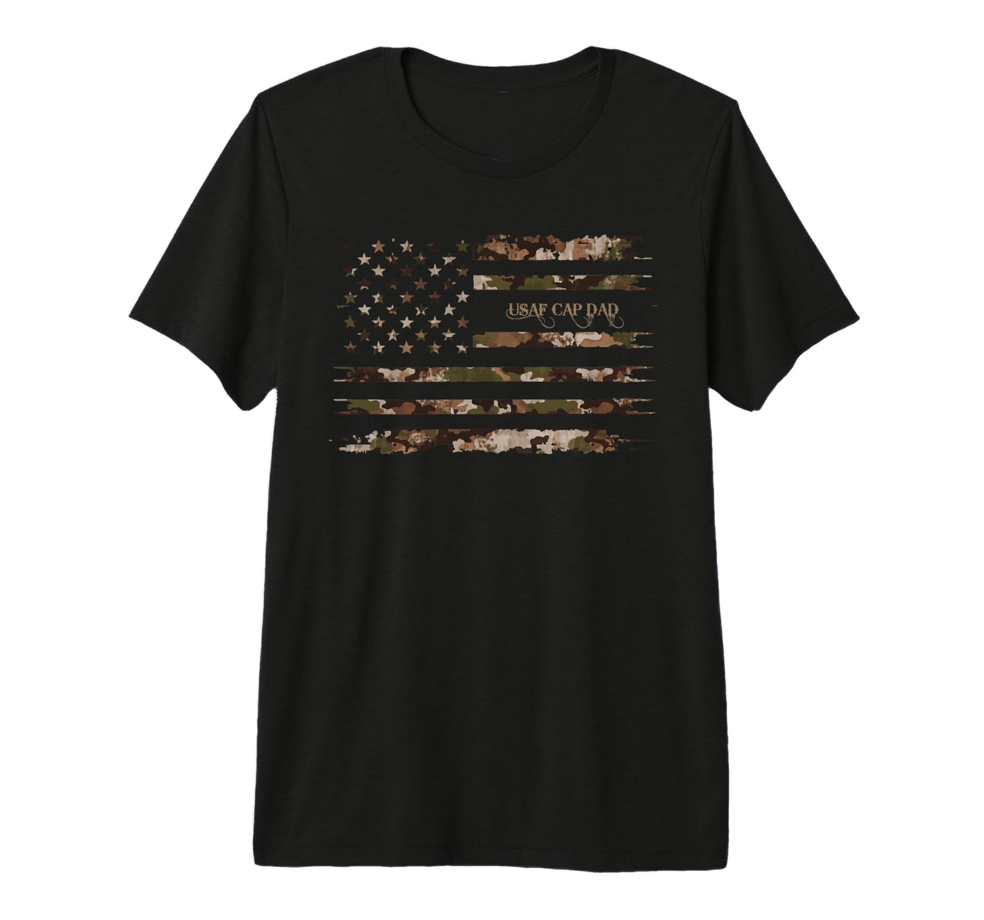 Usaf Cap Dad Proud Dad Military Family T-Shirt - Novelty Apparel Men Women - T-Shirt, Sweatshirt, Hoodie