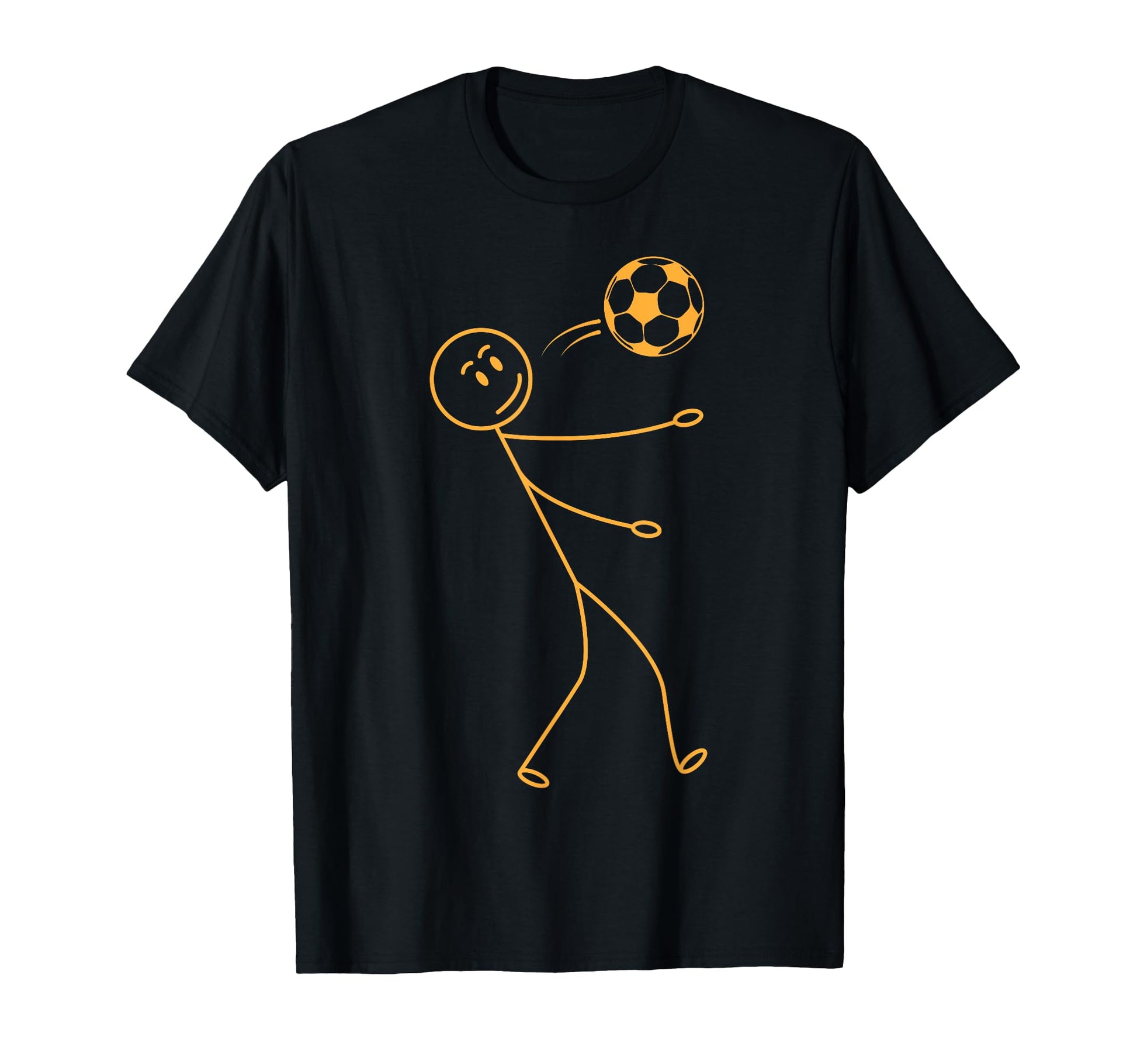 Soccer Stick Figure Soccer Player T-Shirt - Fun Novelty Design for Adults - T-Shirt, Sweatshirt, Hoodie