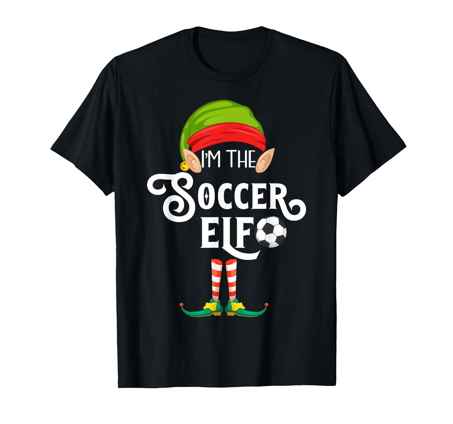 Soccer Elf Family Matching T-Shirt - Unique Graphic Unisex - T-Shirt, Sweatshirt, Hoodie