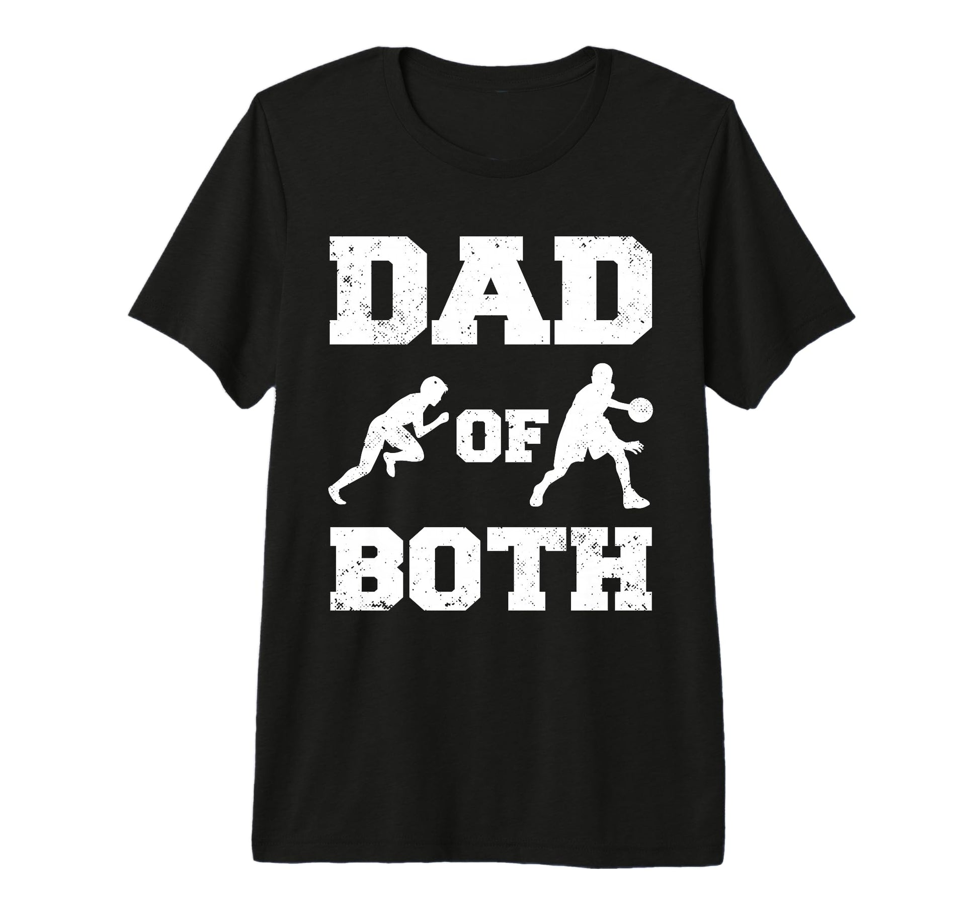 Mens Dad Both Funny Track And Field T-Shirt - Unique Graphic for Adults - T-Shirt, Sweatshirt, Hoodie