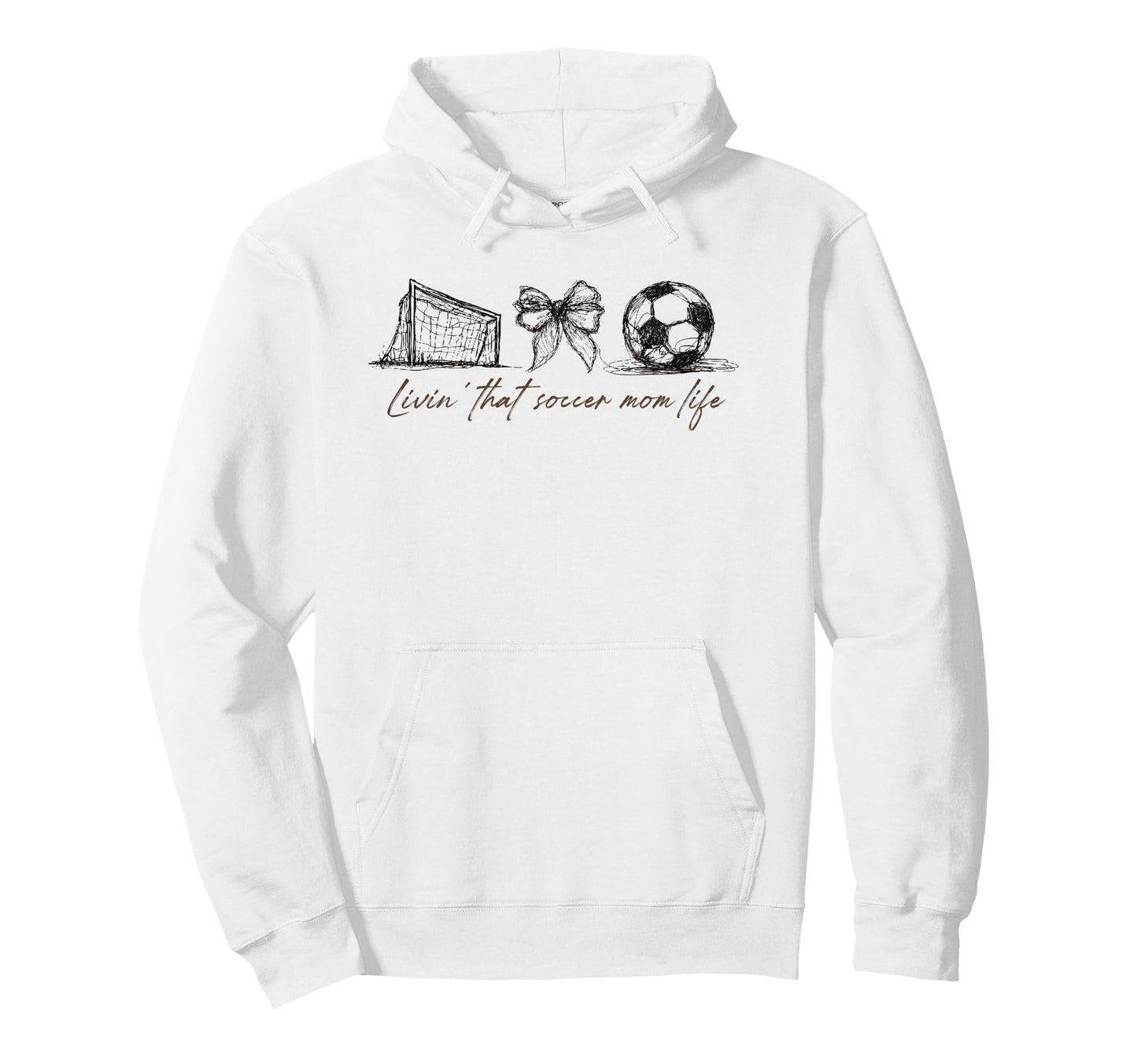 2 Sided Livin That Soccer Mom Life Hoodie - Streetwear Style Men Women - T-Shirt, Sweatshirt, Hoodie