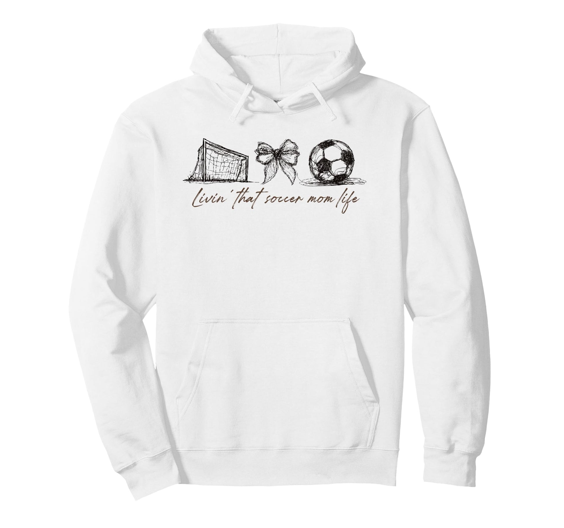 2 Sided Livin That Soccer Mom Life Hoodie - Streetwear Style Men Women - T-Shirt, Sweatshirt, Hoodie