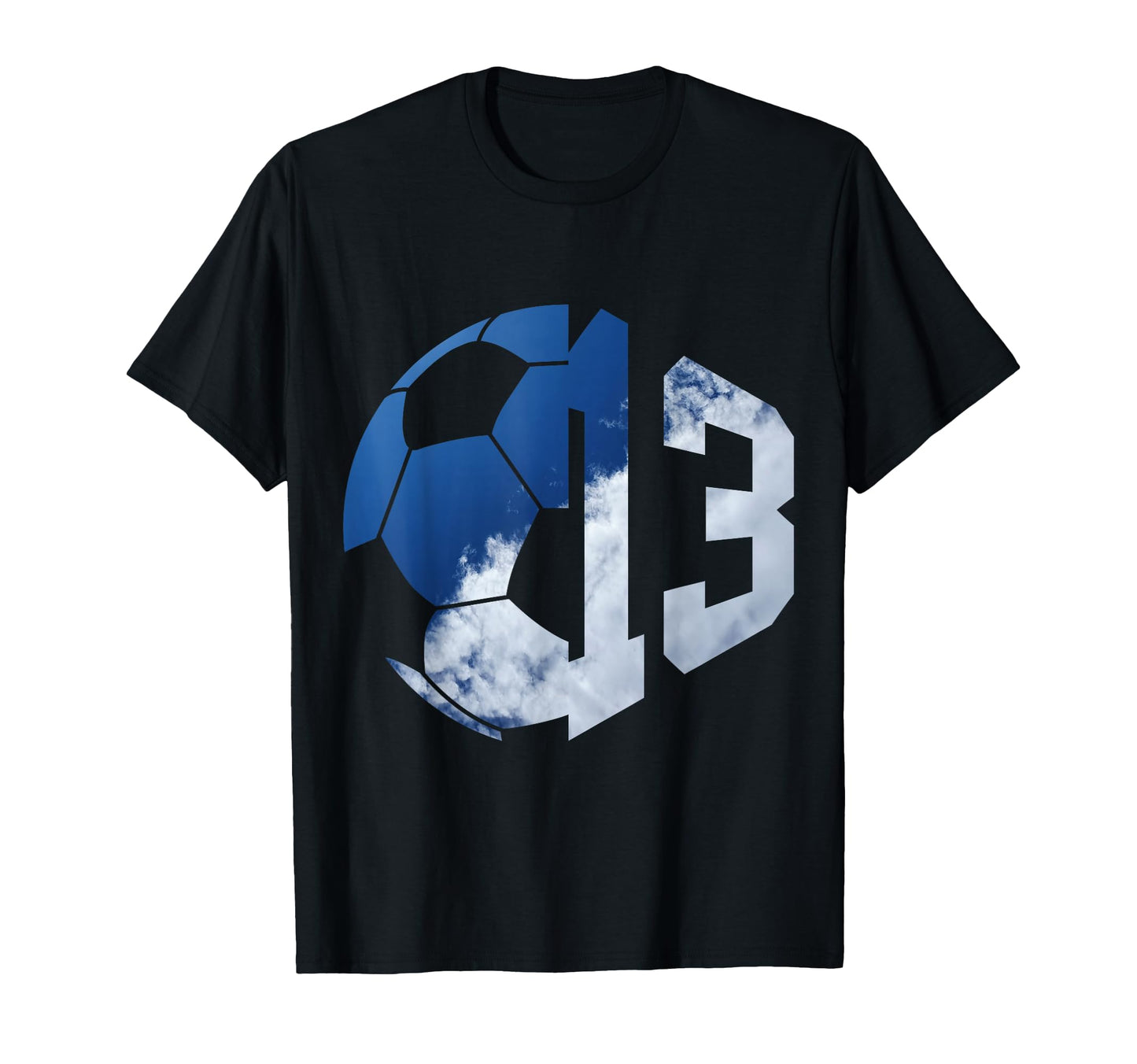 Number 13 Years Soccer 13Th Birthday T-Shirt - Trendy Graphic Men Women - T-Shirt, Sweatshirt, Hoodie