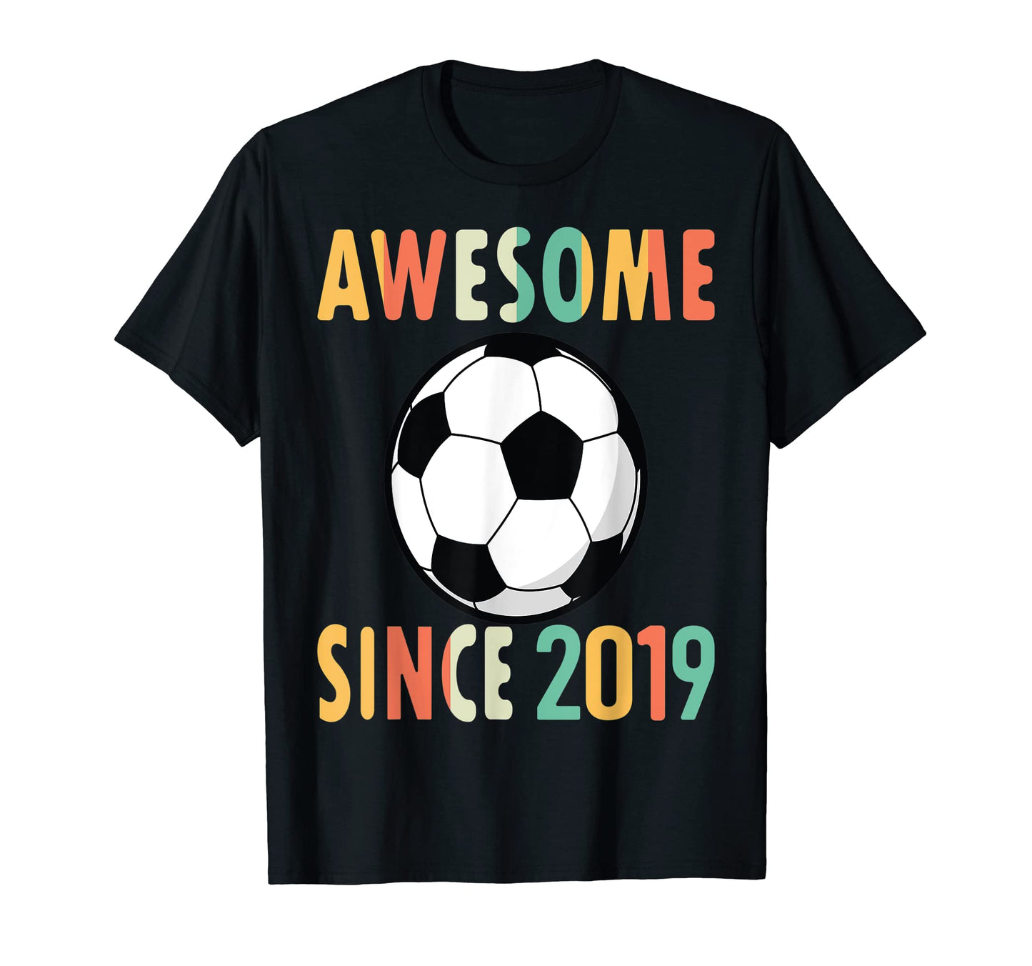 Awesome Since 2019 Soccer Player 3Rd T-Shirt - Graphic Print Men Women - T-Shirt, Sweatshirt, Hoodie
