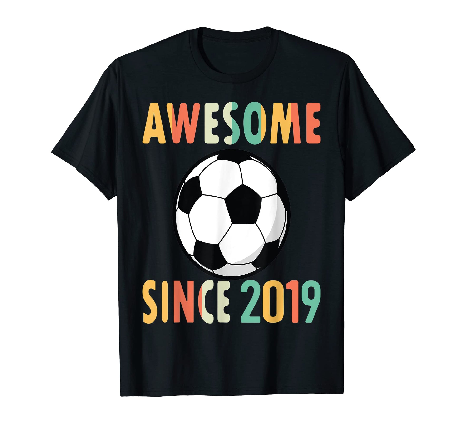 Awesome Since 2019 Soccer Player 3Rd T-Shirt - Graphic Print Men Women - T-Shirt, Sweatshirt, Hoodie