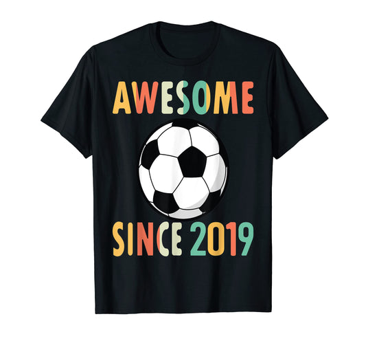 Awesome Since 2019 Soccer Player 3Rd T-Shirt - Graphic Print Men Women - T-Shirt, Sweatshirt, Hoodie