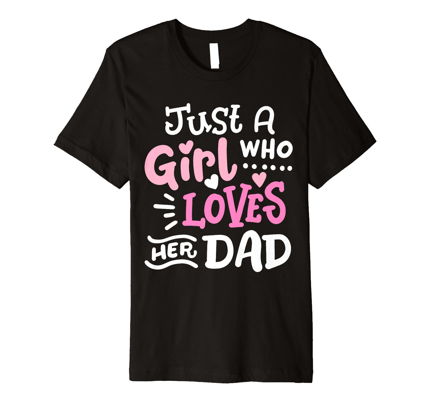 Daddy And Daughter Who Loves Her Dad T-Shirt - Custom Art Print for Adults - T-Shirt, Sweatshirt, Hoodie