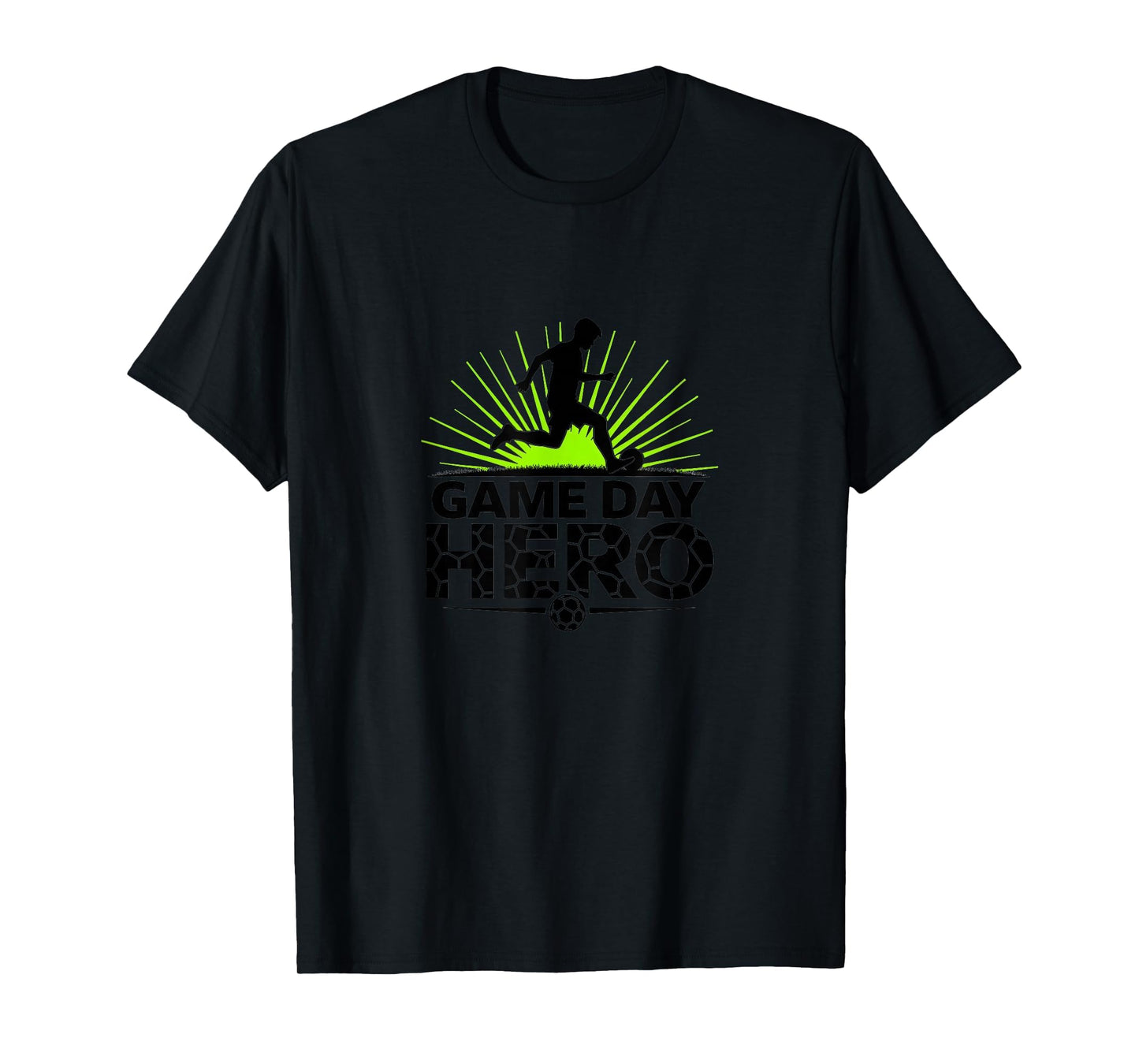 Game Day Hero Soccer Sports Fan Gift T-Shirt - Custom Art Print Unisex - T-Shirt, Sweatshirt, Hoodie