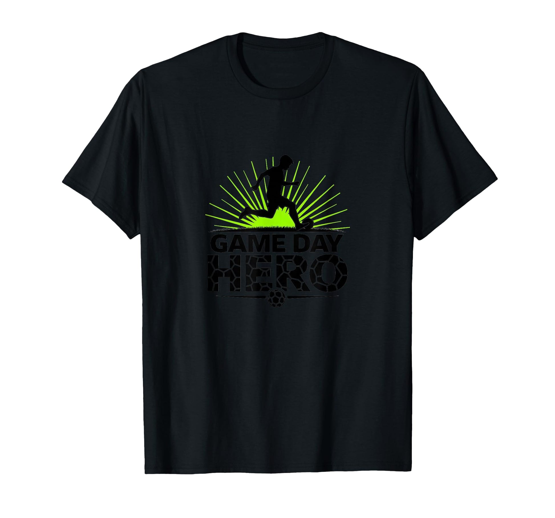Game Day Hero Soccer Sports Fan Gift T-Shirt - Custom Art Print Unisex - T-Shirt, Sweatshirt, Hoodie