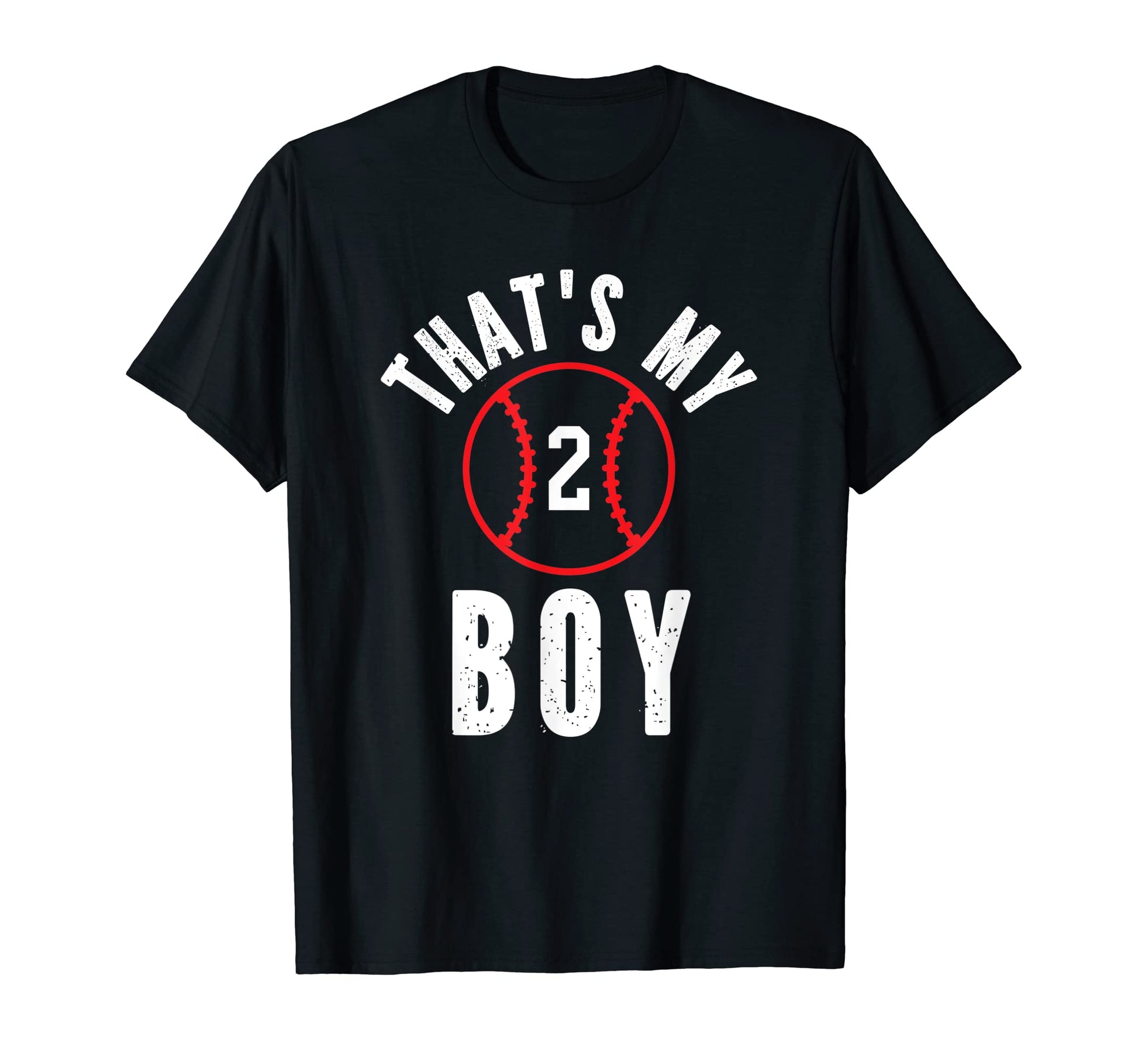 Thats My Jersey Number 2 Baseball Mom Dad T-Shirt - Unique Graphic Unisex - T-Shirt, Sweatshirt, Hoodie