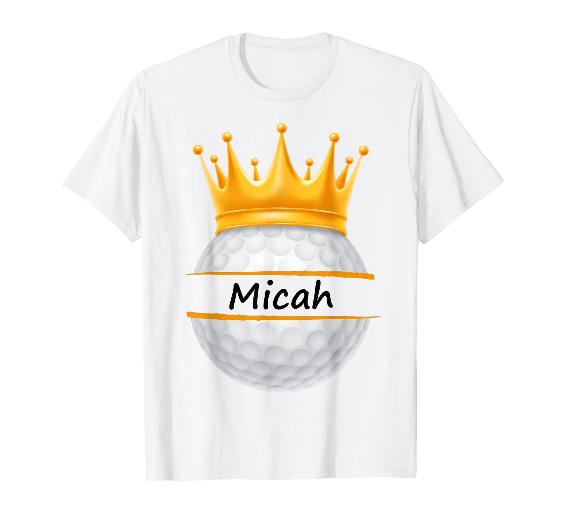 Novelty Golf Personalized Name Micah T-Shirt - Fun Novelty Design Unisex - T-Shirt, Sweatshirt, Hoodie