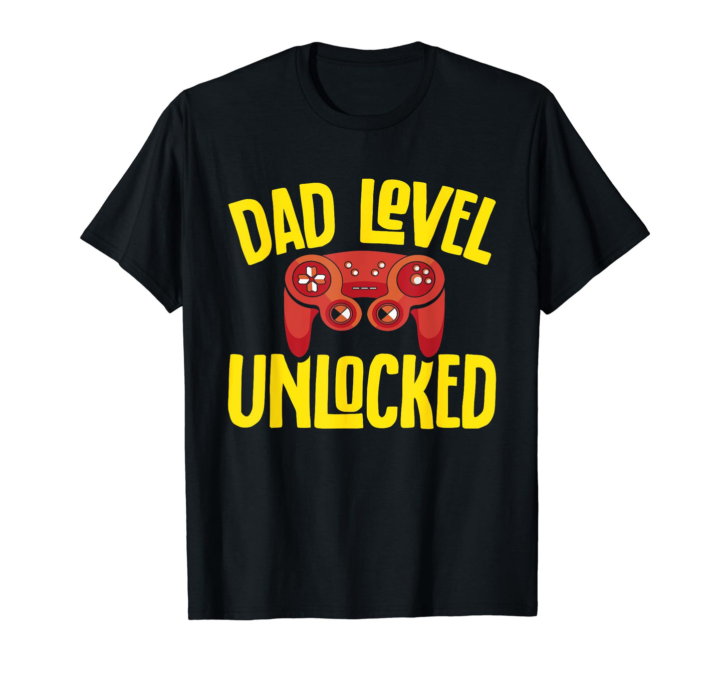 Fathers Day Funny Gamer Dad Dad Level T-Shirt - Trendy Graphic Men Women - T-Shirt, Sweatshirt, Hoodie