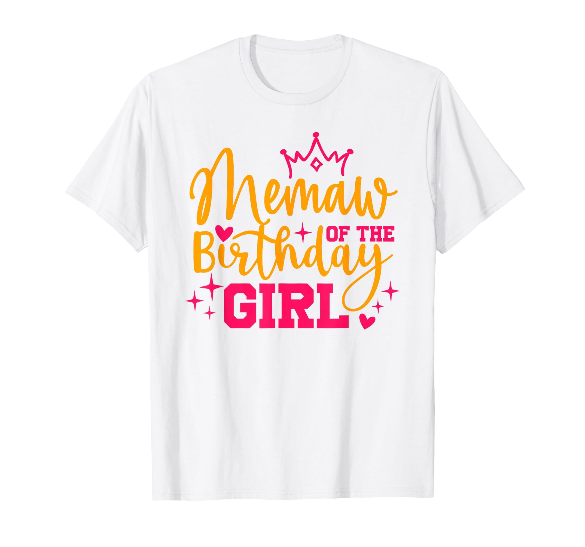 Personalized Memaw Birthday Family T-Shirt - Fun Novelty Design for Adults - T-Shirt, Sweatshirt, Hoodie