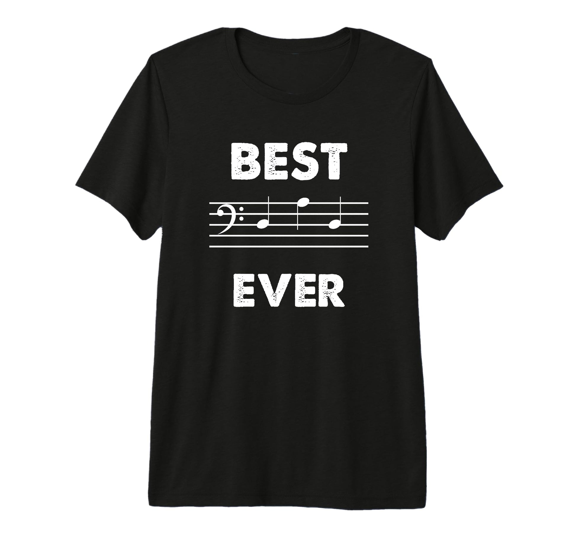 Best Dad Ever Bass Clef Musician Tri T-Shirt - Streetwear Style Men Women - T-Shirt, Sweatshirt, Hoodie