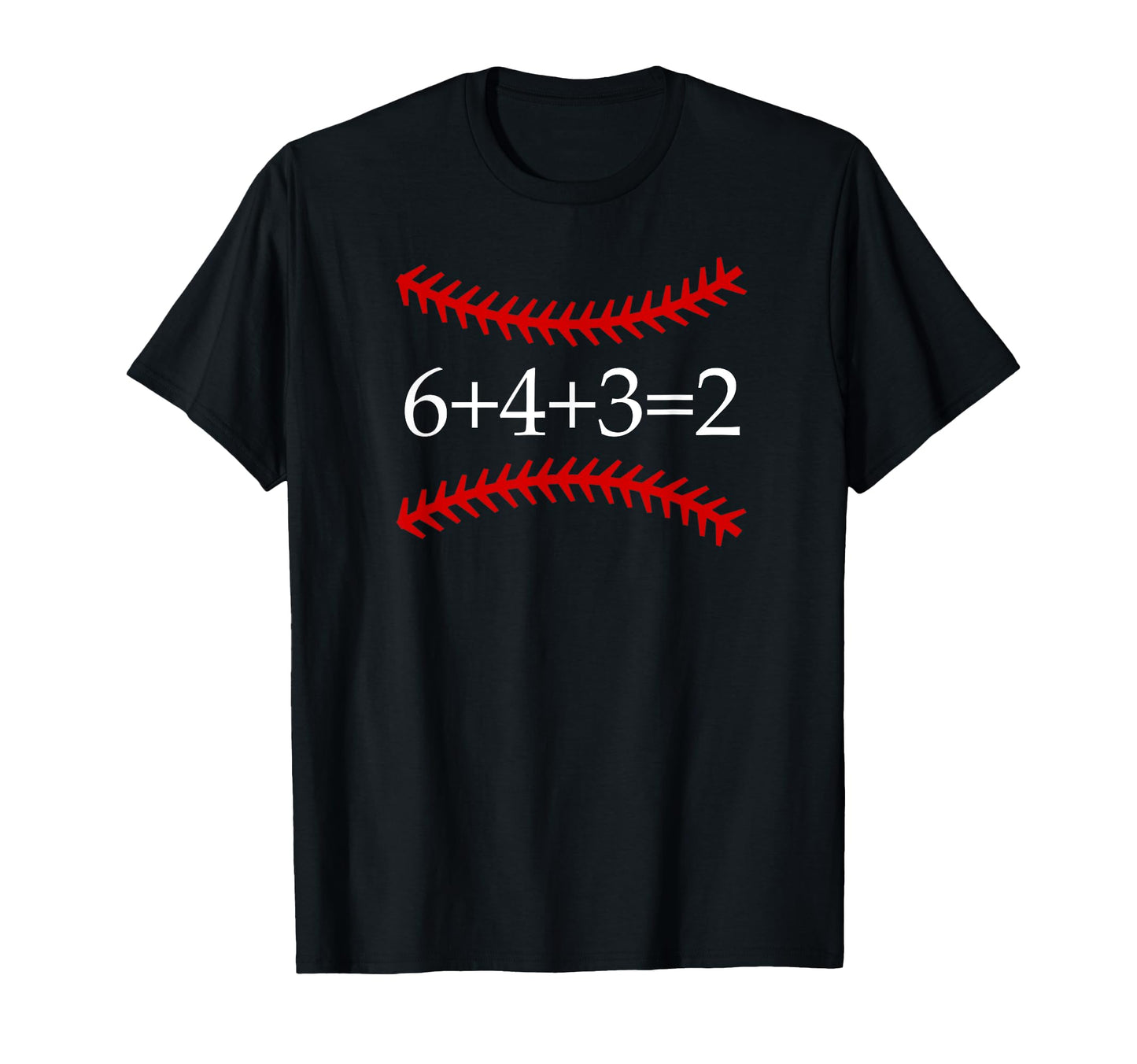 6 4 3 2 Baseball Math Softball Game Gift T-Shirt - Unique Graphic Men Women - T-Shirt, Sweatshirt, Hoodie