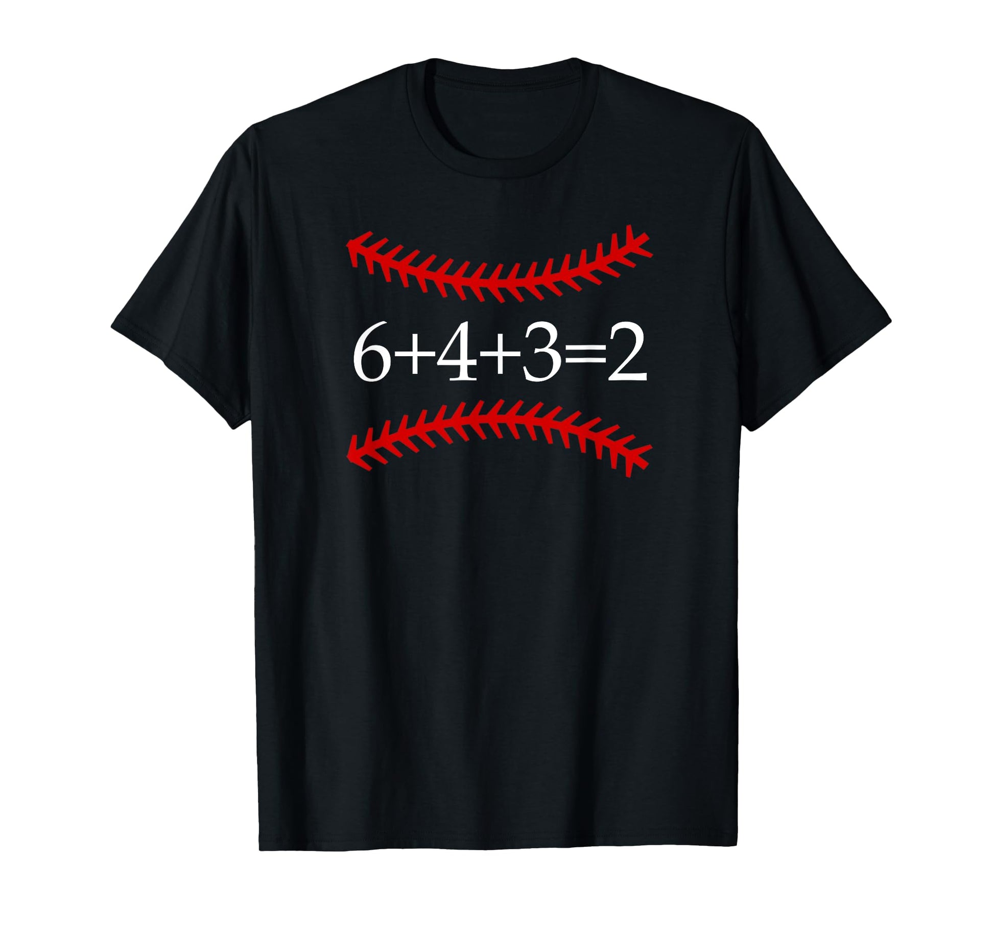 6 4 3 2 Baseball Math Softball Game Gift T-Shirt - Unique Graphic Men Women - T-Shirt, Sweatshirt, Hoodie