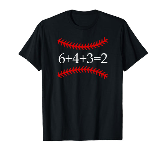 6 4 3 2 Baseball Math Softball Game Gift T-Shirt - Unique Graphic Men Women - T-Shirt, Sweatshirt, Hoodie