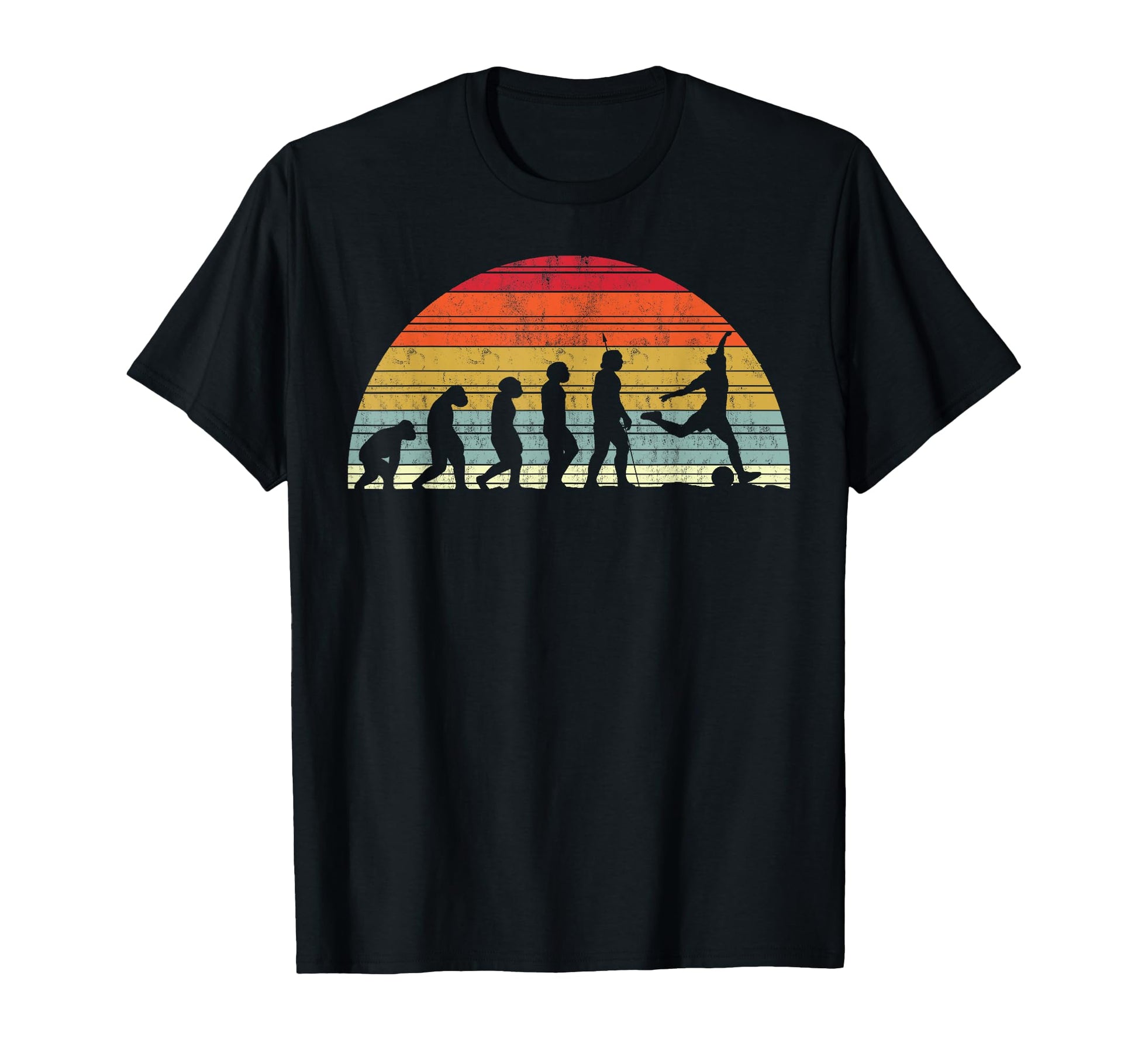 Soccer Evolution Evolution Soccer Player T-Shirt - Custom Art Print Unisex - T-Shirt, Sweatshirt, Hoodie