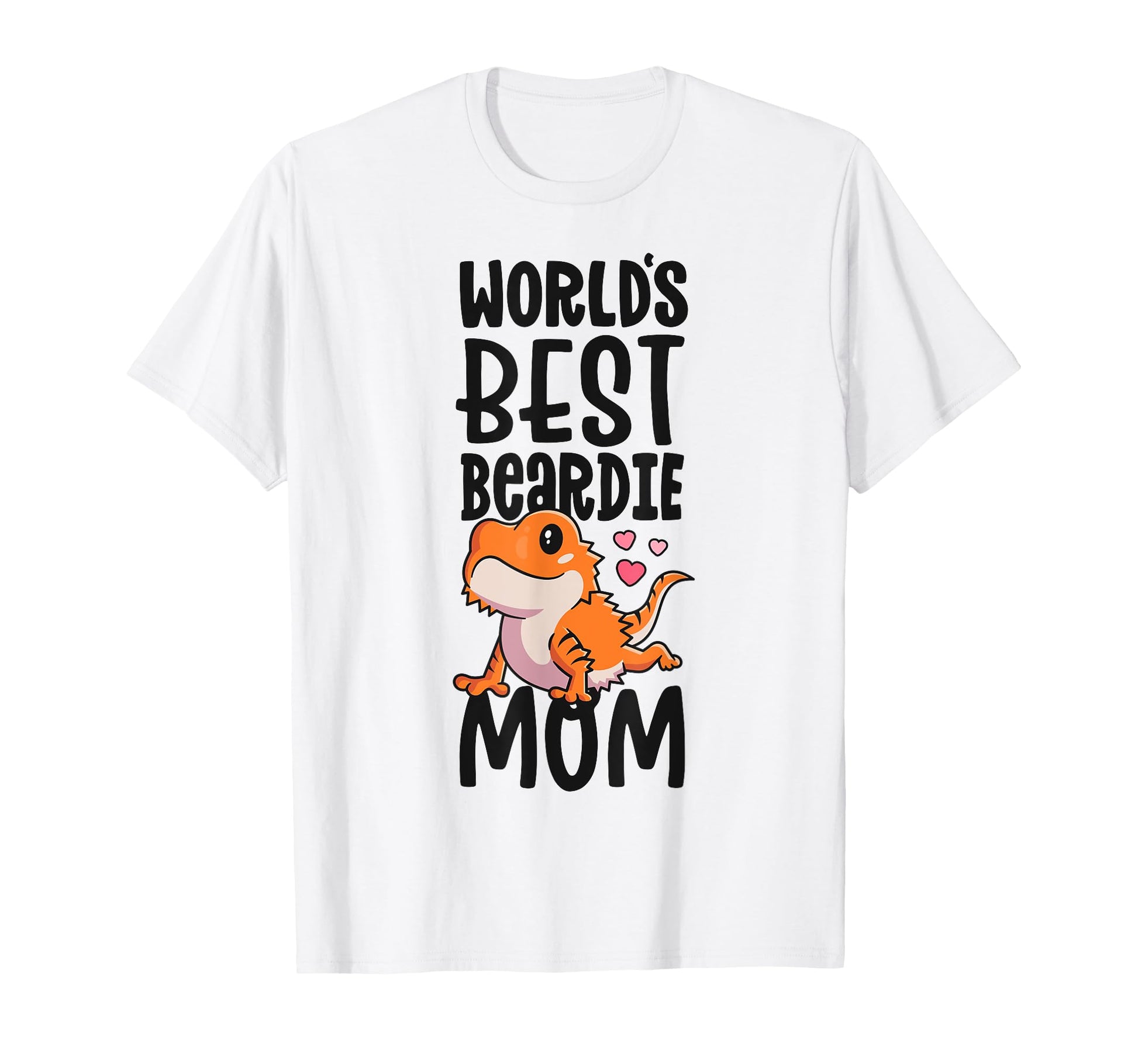 Bearded Dragon Worlds Best Beardie Mom T-Shirt - Minimalist Print Men Women - T-Shirt, Sweatshirt, Hoodie