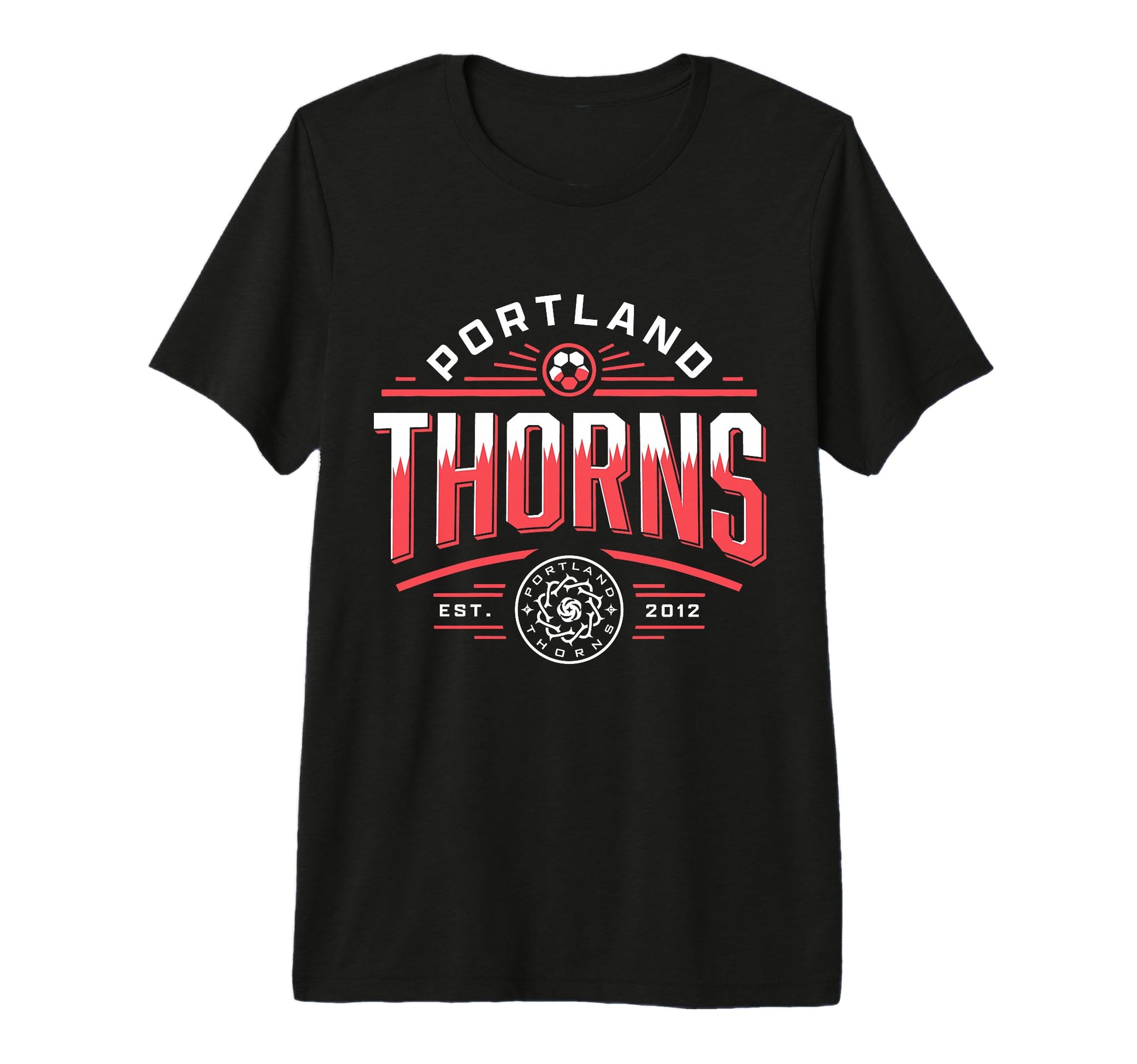Nwsl Portland Thorns Soccer League Deco T-Shirt - Custom Art Print Unisex - T-Shirt, Sweatshirt, Hoodie