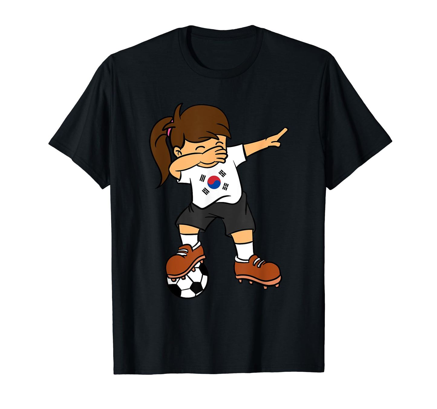 South Korea Soccer Ball Dabbing Korean T-Shirt - Custom Art Print Unisex - T-Shirt, Sweatshirt, Hoodie