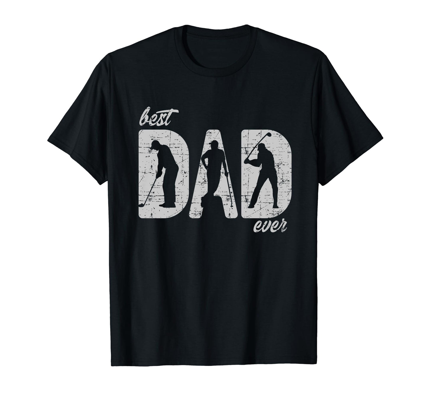 Best Dad Ever Father Golfer Golf Player T-Shirt - Custom Art Print Unisex - T-Shirt, Sweatshirt, Hoodie