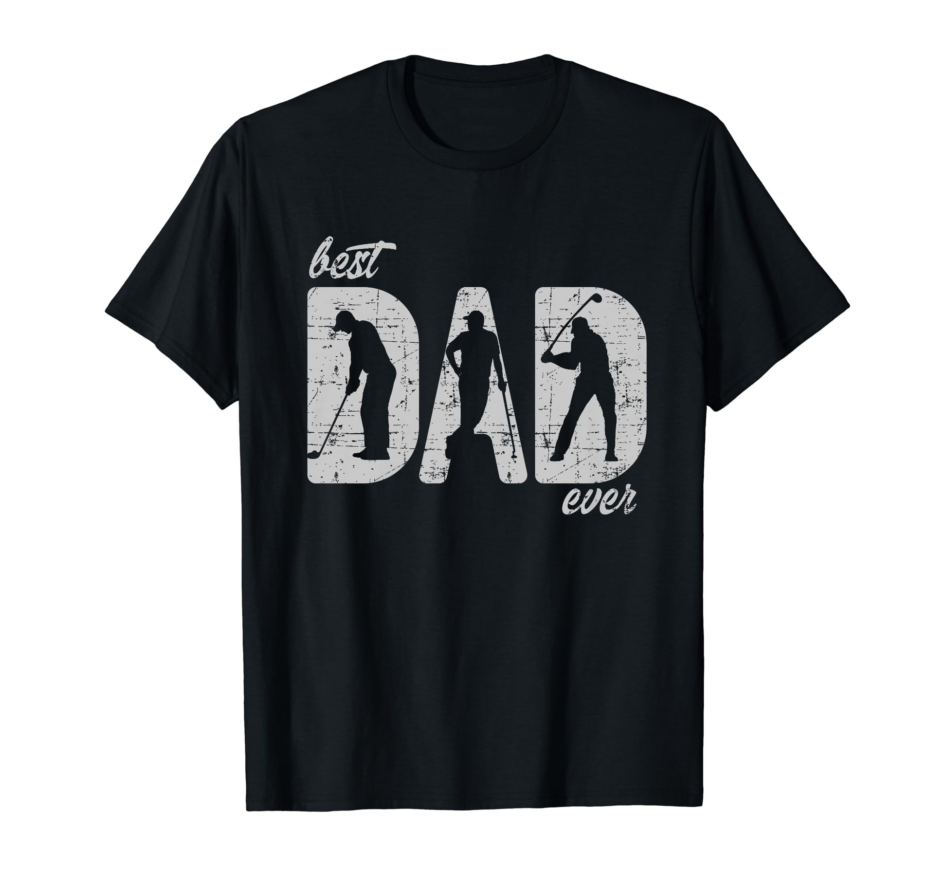 Best Dad Ever Father Golfer Golf Player T-Shirt - Custom Art Print Unisex - T-Shirt, Sweatshirt, Hoodie
