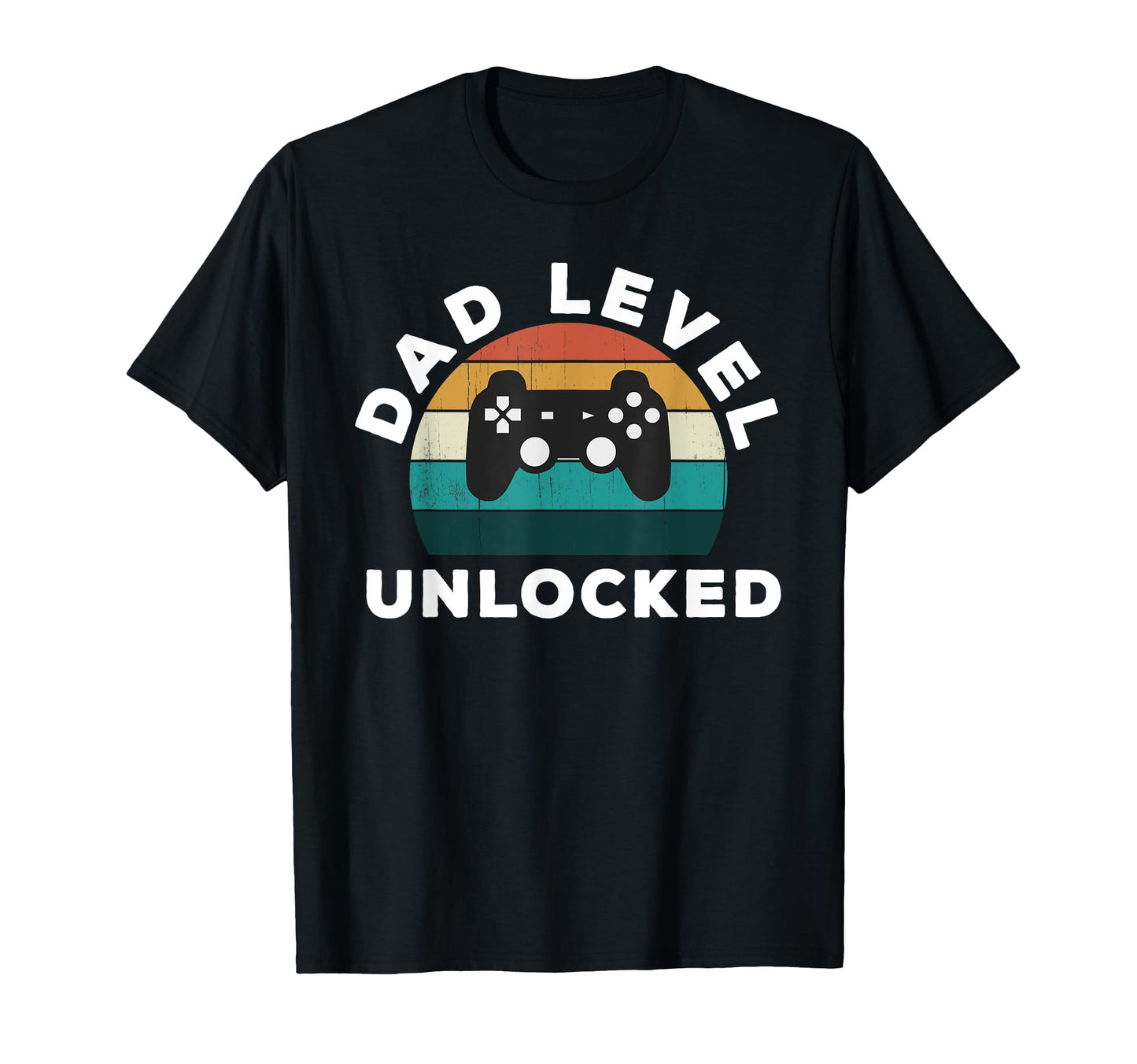 Dad Level Unlocked Game Lover Gamer New T-Shirt - Minimalist Print Unisex - T-Shirt, Sweatshirt, Hoodie