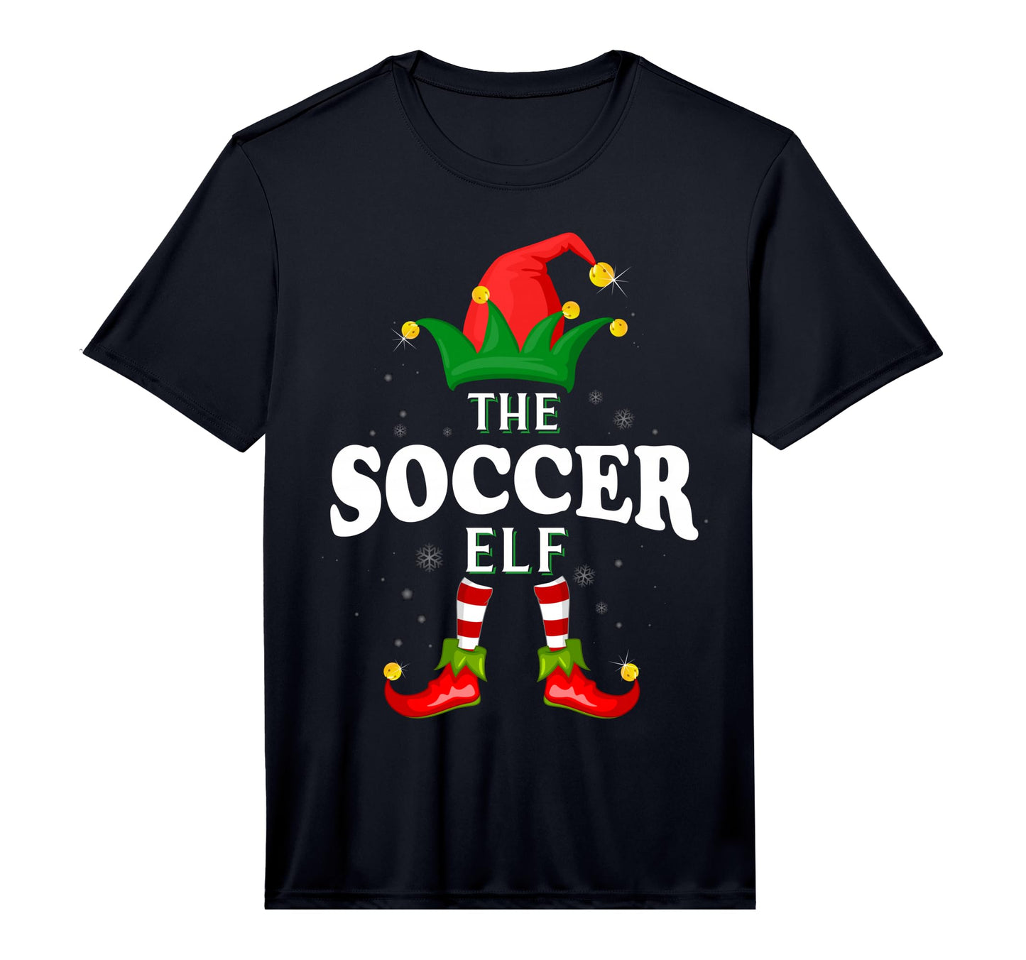 Mens Soccer Elf Family Matching Pajama T-Shirt - Graphic Print Men Women - T-Shirt, Sweatshirt, Hoodie