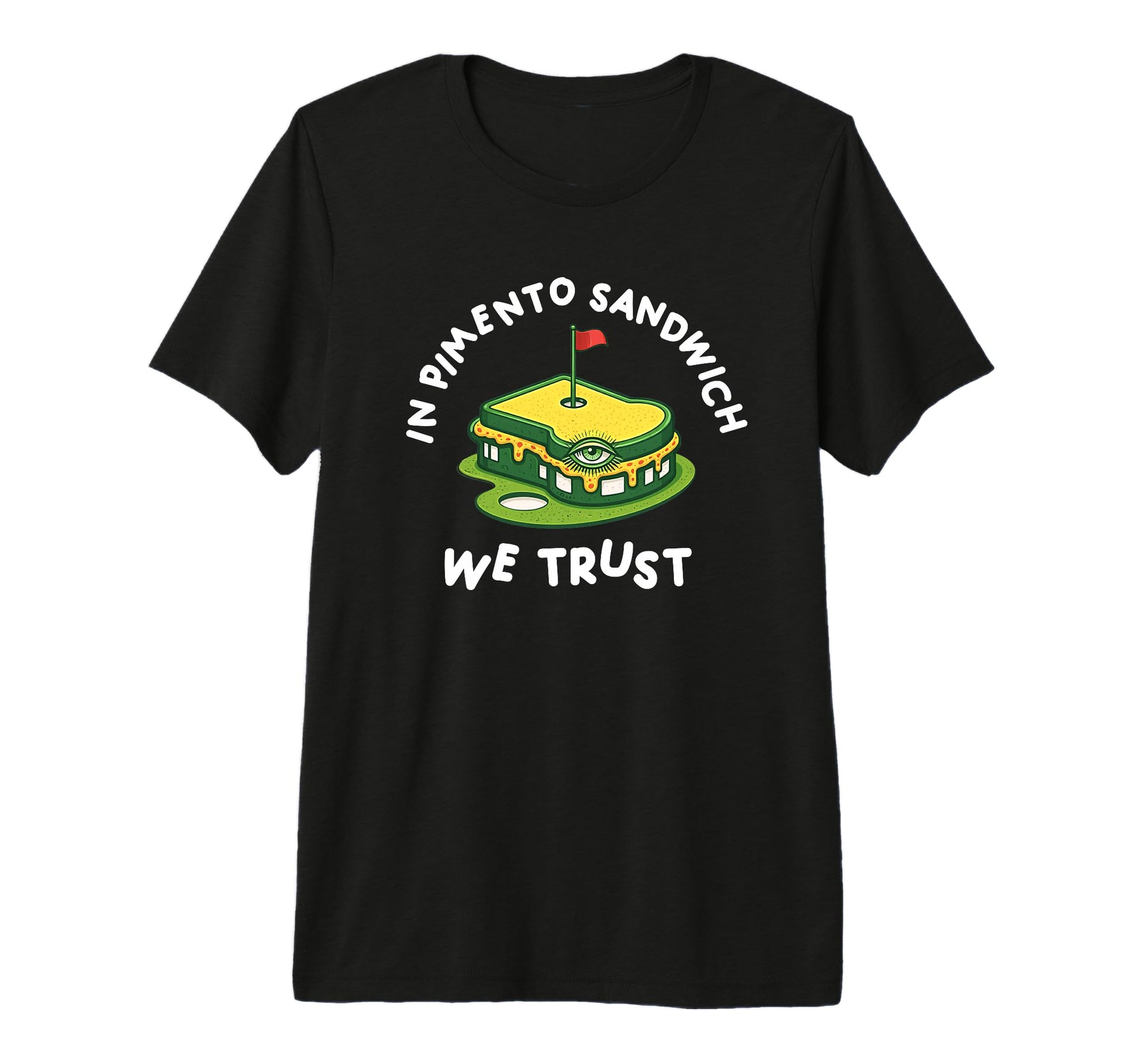 Pimento Cheese Sandwich Golf Dad T-Shirt - Graphic Print for Adults - T-Shirt, Sweatshirt, Hoodie
