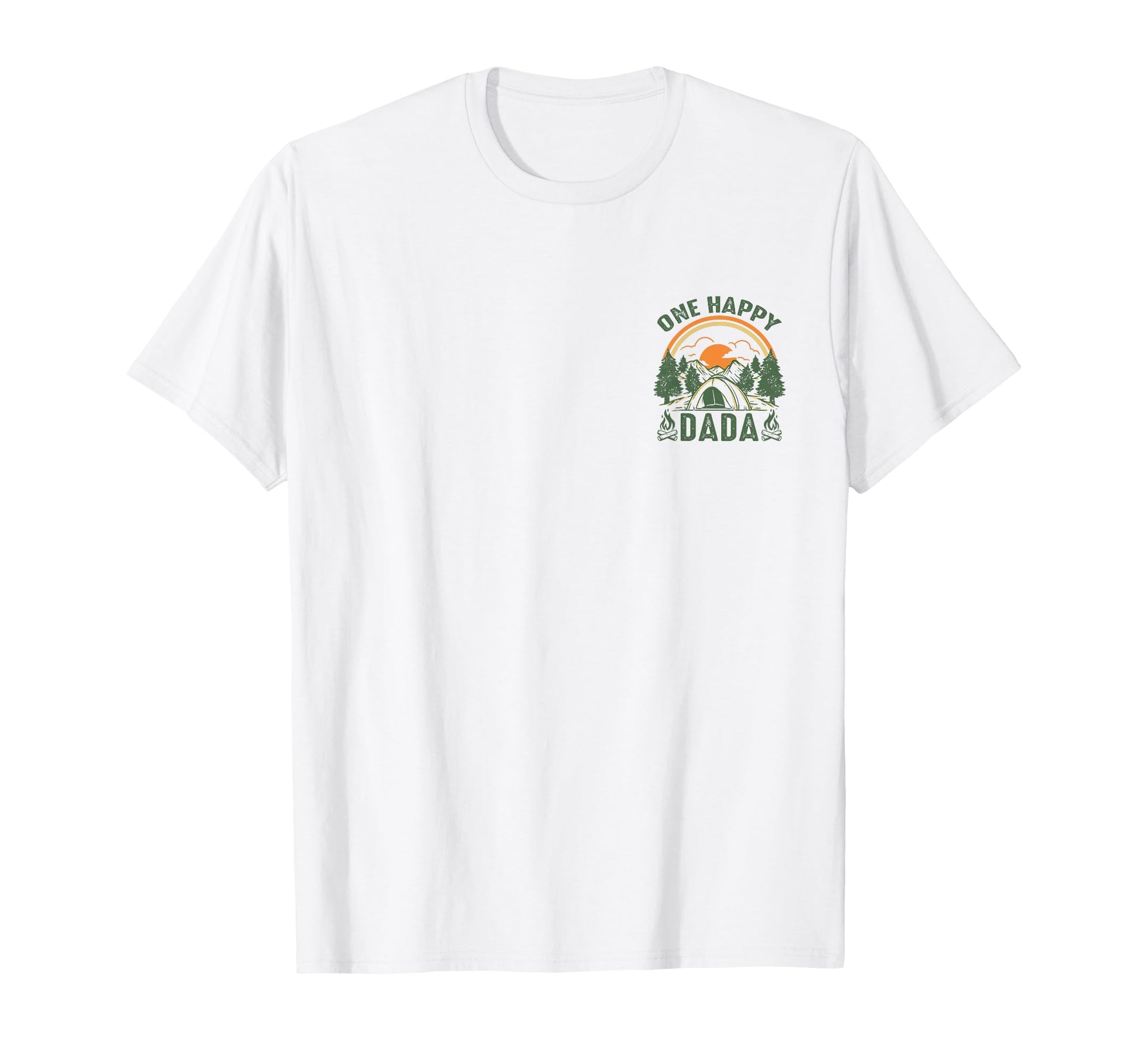 One Happy Dada 1St Bday Camping Matching T-Shirt - Trendy Graphic Unisex - T-Shirt, Sweatshirt, Hoodie