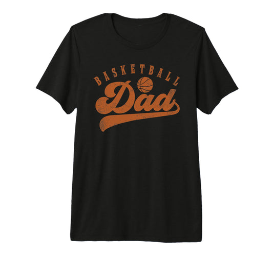 Basketball Dad Fathers Day Gifts Hoodie - Custom Art Print Unisex - T-Shirt, Sweatshirt, Hoodie