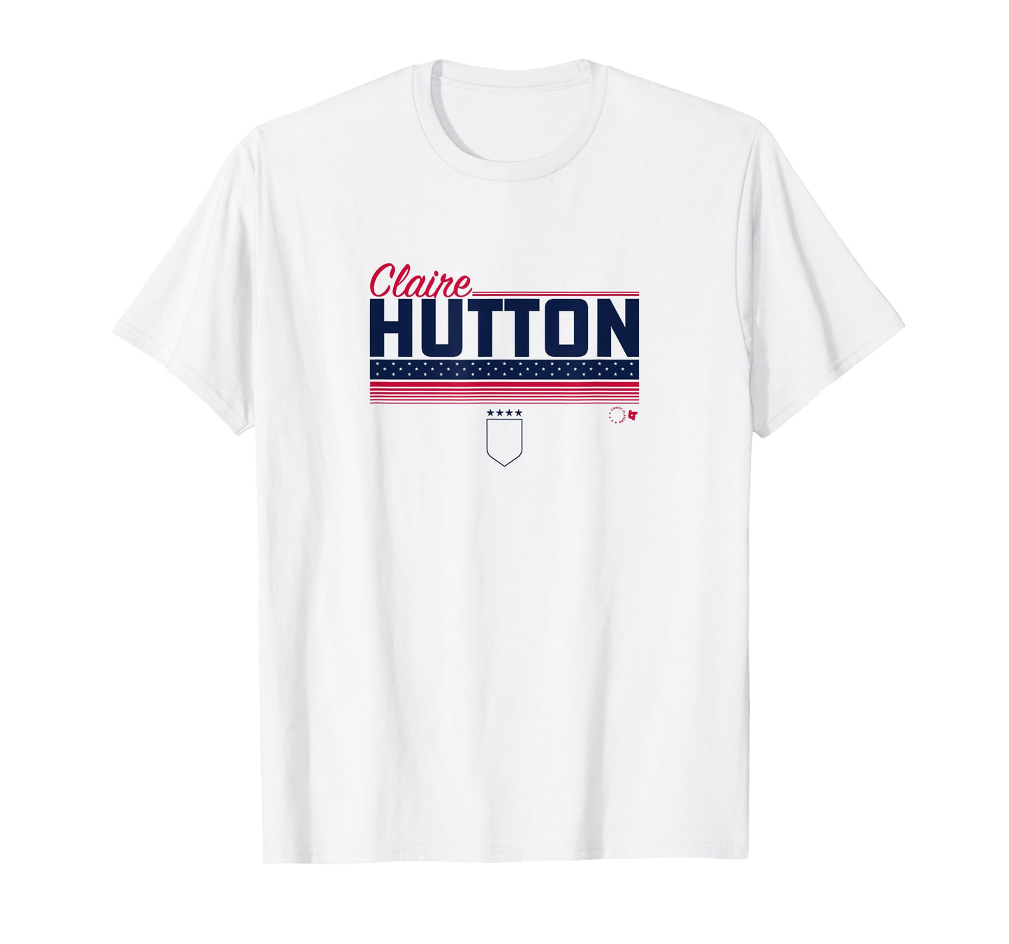 Claire Hutton Uswntpa Stripe Usa Soccer T-Shirt - Streetwear Style Unisex - T-Shirt, Sweatshirt, Hoodie
