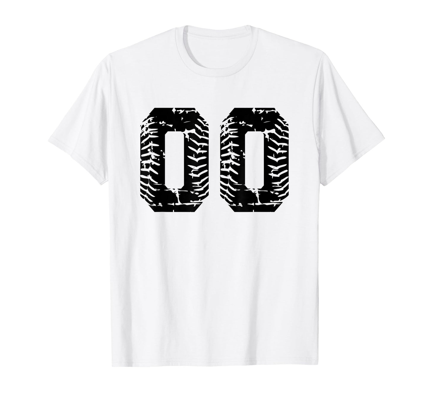 Baseball Softball Number 00 T-Shirt - Custom Art Print for Adults - T-Shirt, Sweatshirt, Hoodie